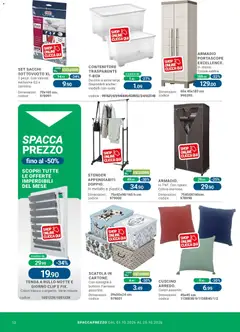 Anteprima del volantino CFadda volantino valido a partire dal 01/10/2026 | Pagina: 12 | Prodotti: Rullo, Contenitore, Cuscino, Scatola