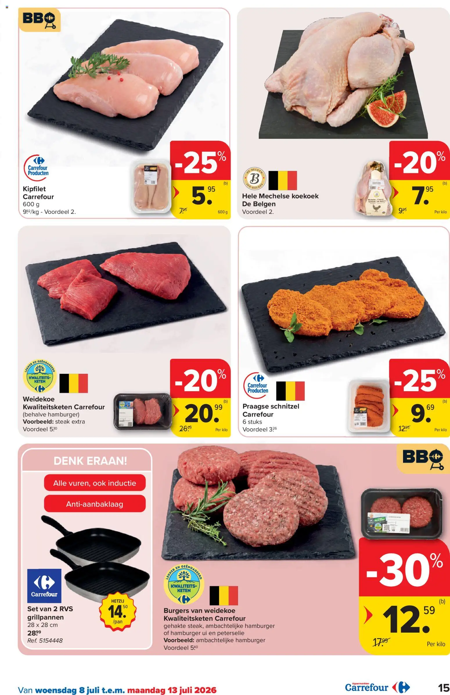 {H1} | Pagina: 15 | Producten: Steak, Schnitzel, Ui, Pan