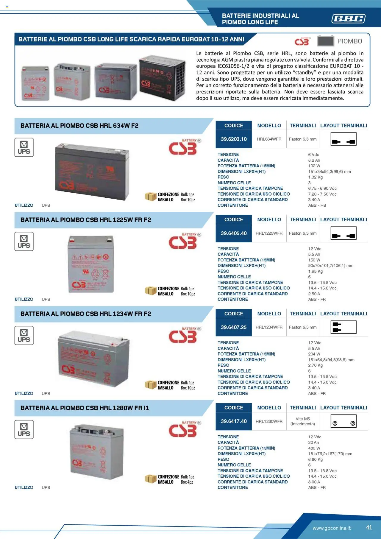 Volantino GBC del 12.04.2025 | Pagina: 41 | Prodotti: Contenitore, Batteria, Batterie