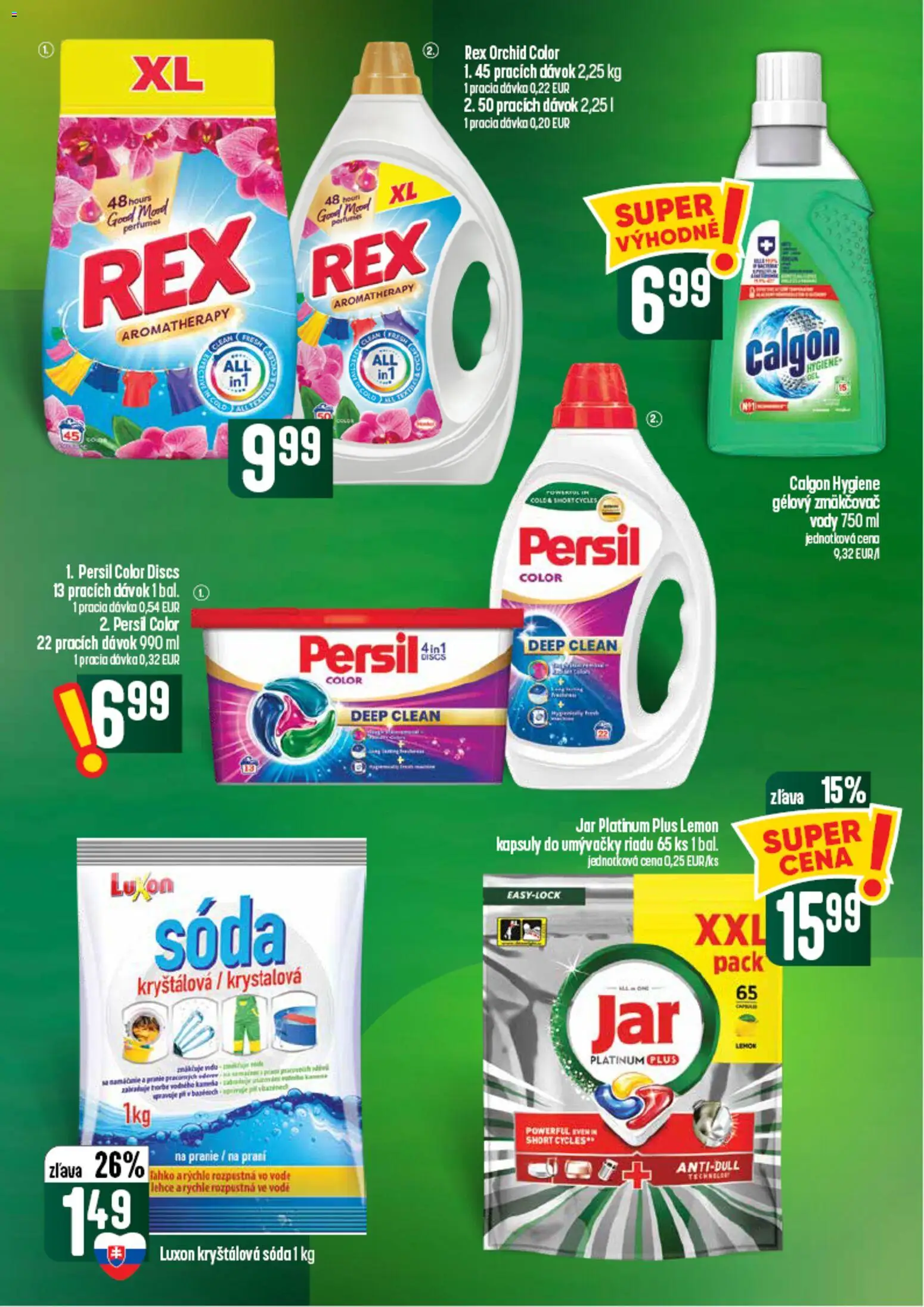 Nové COOP Jednota akcie – leták je platný od 03.09.2026 | Strana: 55 | Produkty: Persil, Kapsuly do umývačky riadu, Jar
