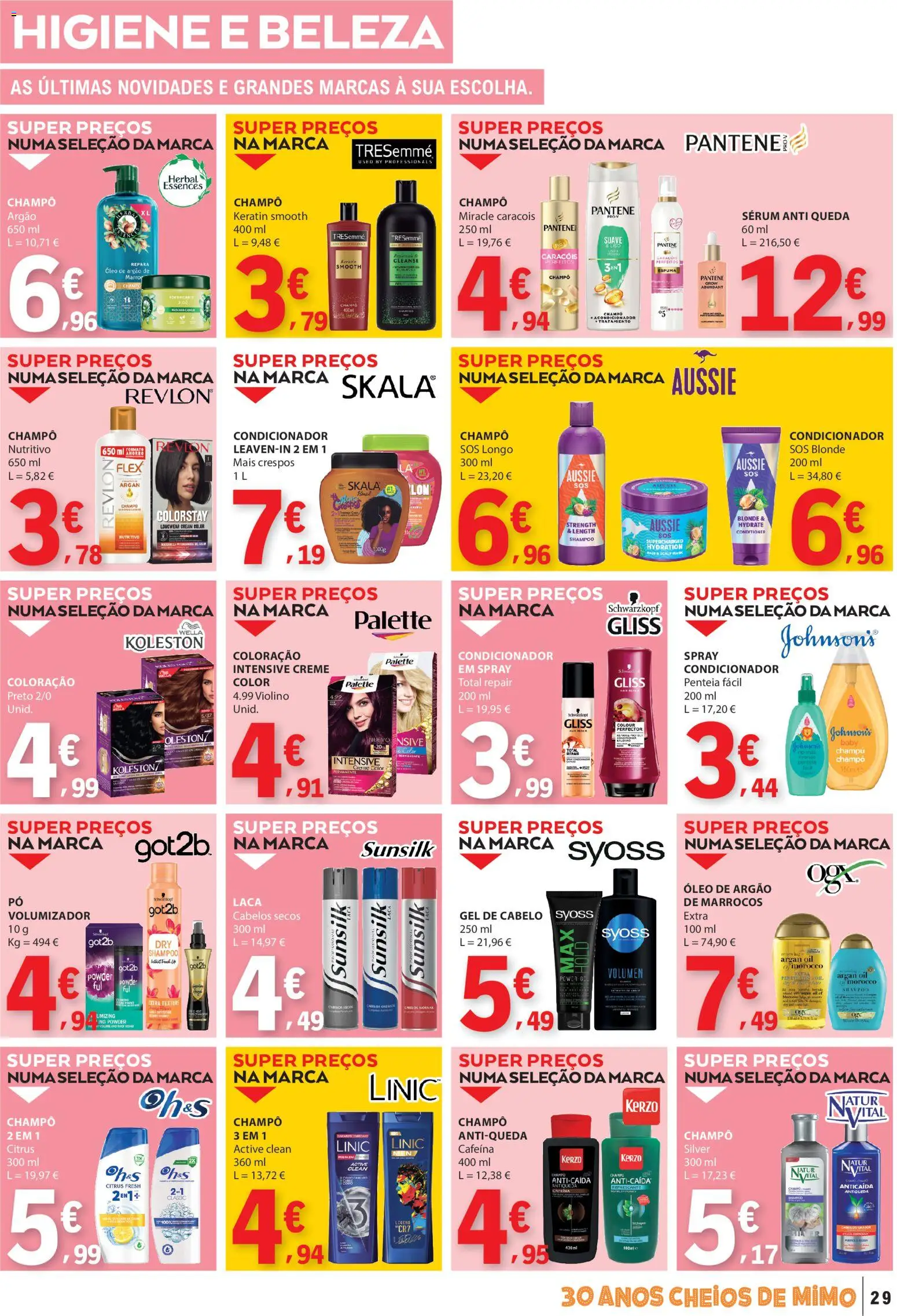 E.Leclerc folheto │ válido de 03/09/2026 | Página: 29 | Produtos: Shampoo, Condicionador, Sérum, Creme