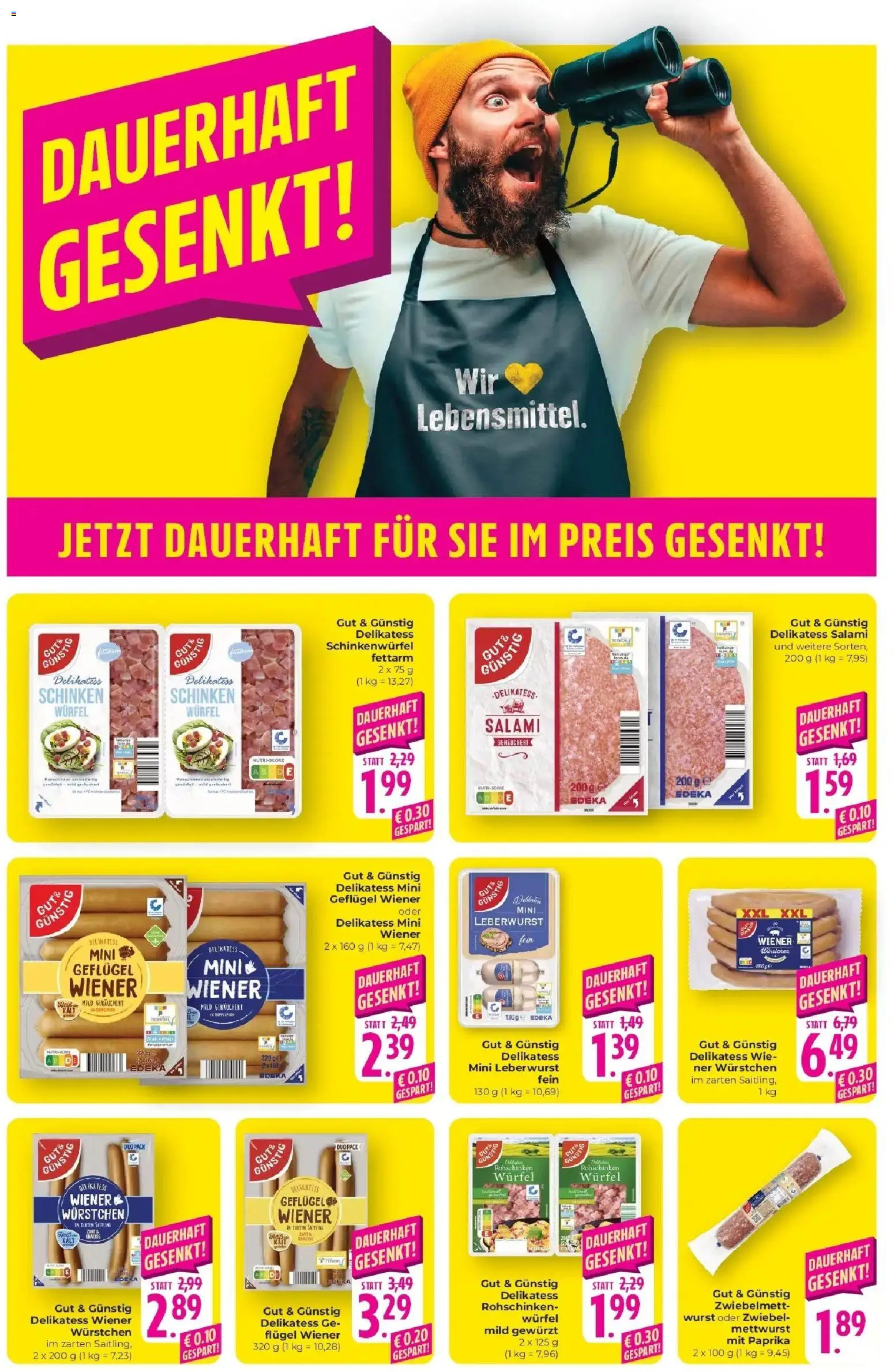 Edeka Prospekt Schliengen (ab 19.10.2026) » Angebote Online | Seite: 17 | Produkte: Paprika, Wurst, Salami, Schinken