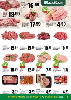 Anteprima del volantino GECOP volantino valido a partire dal 24/08/2026 | Pagina: 7 | Prodotti: Spalla, Filetto, Tacchino, Spiedini