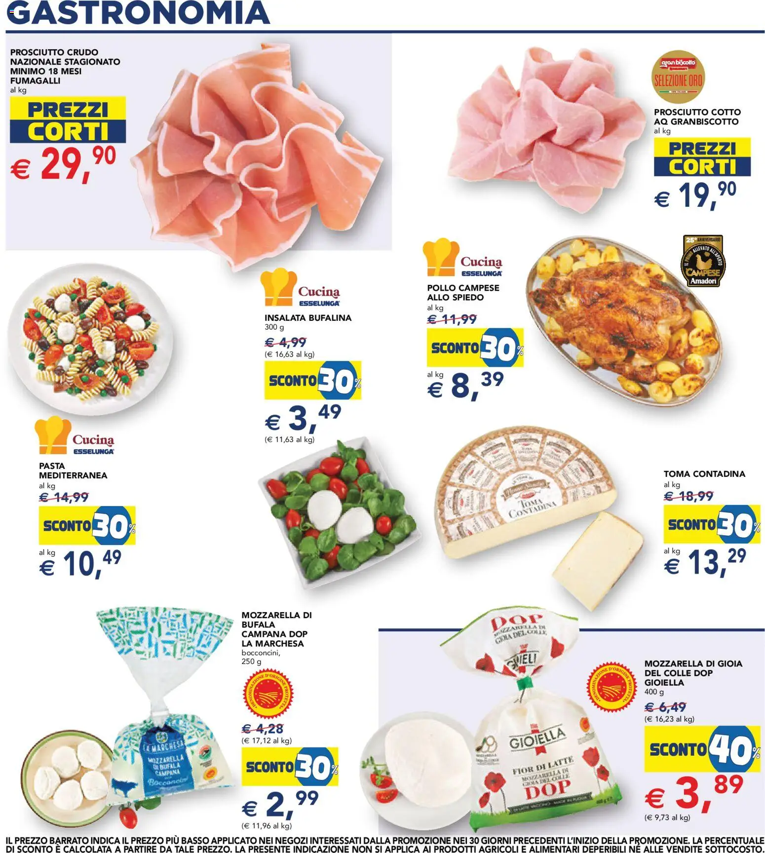 Volantino Esselunga S del 18.06.2026 | Pagina: 14 | Prodotti: Insalata, Latte, Prosciutto, Pasta