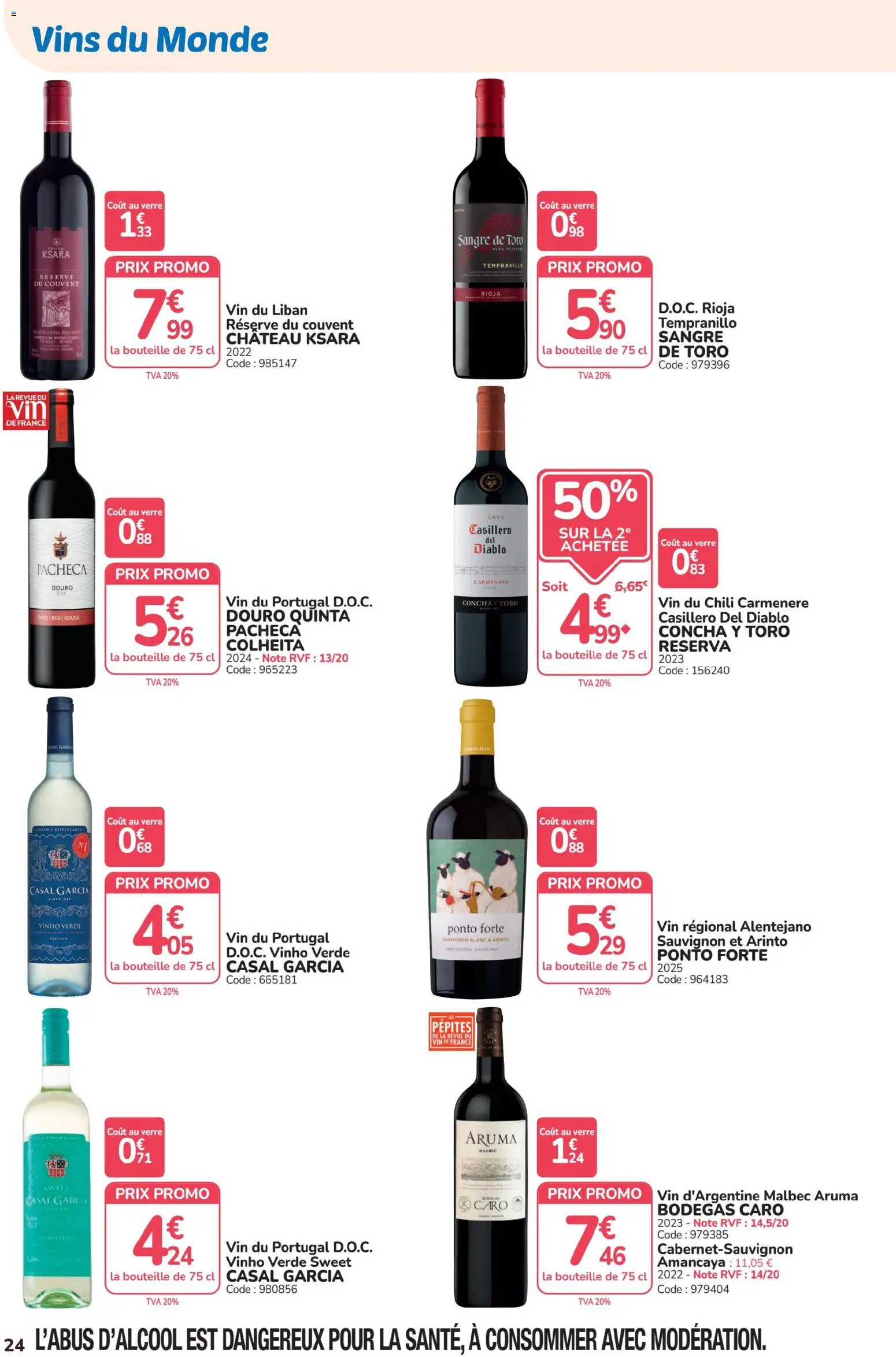 {H1} | Page: 24 | Produits: Caro, Bouteille, Vin