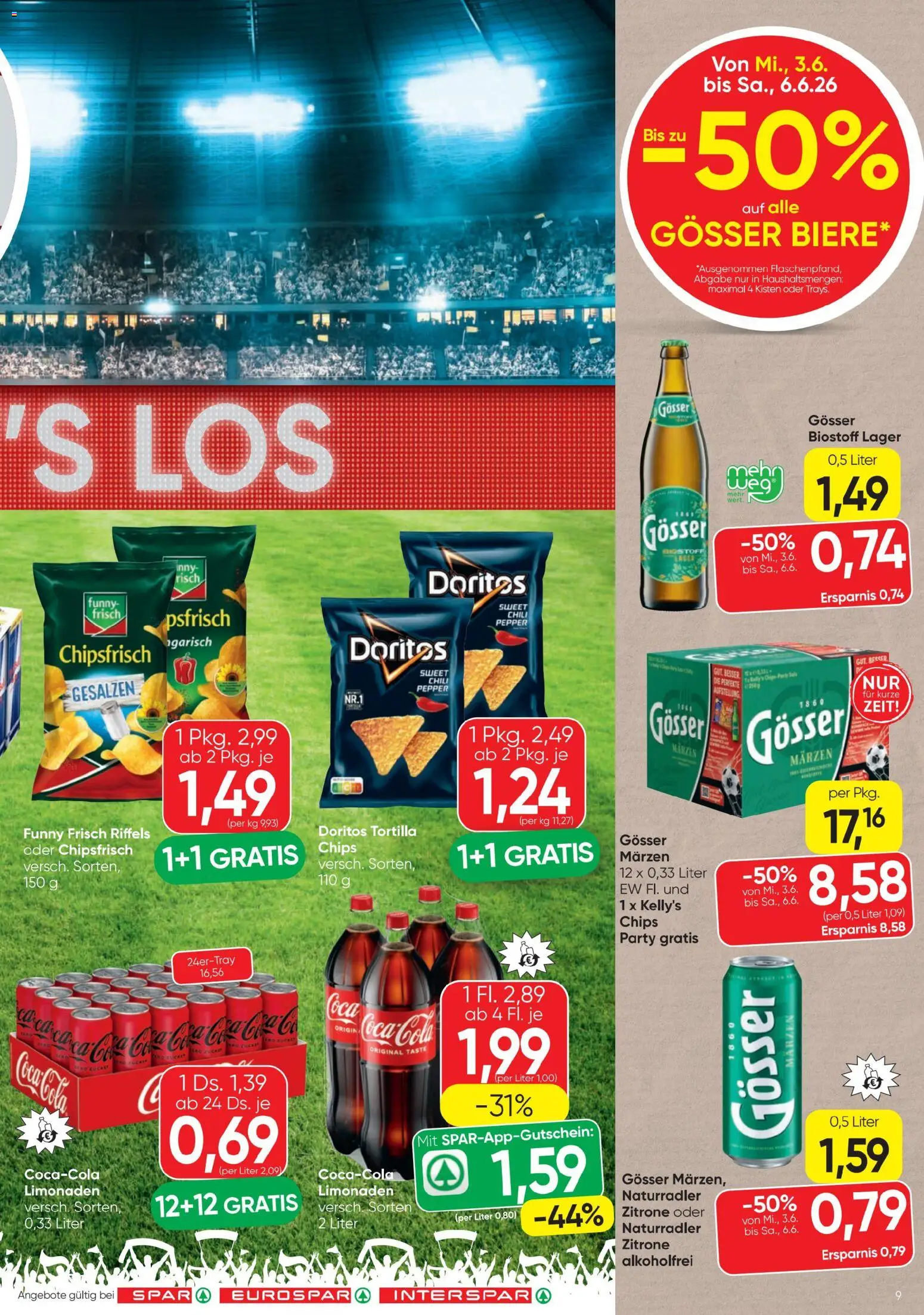 Spar Flugblatt gültig ab 03.06.2026 | Seite: 9