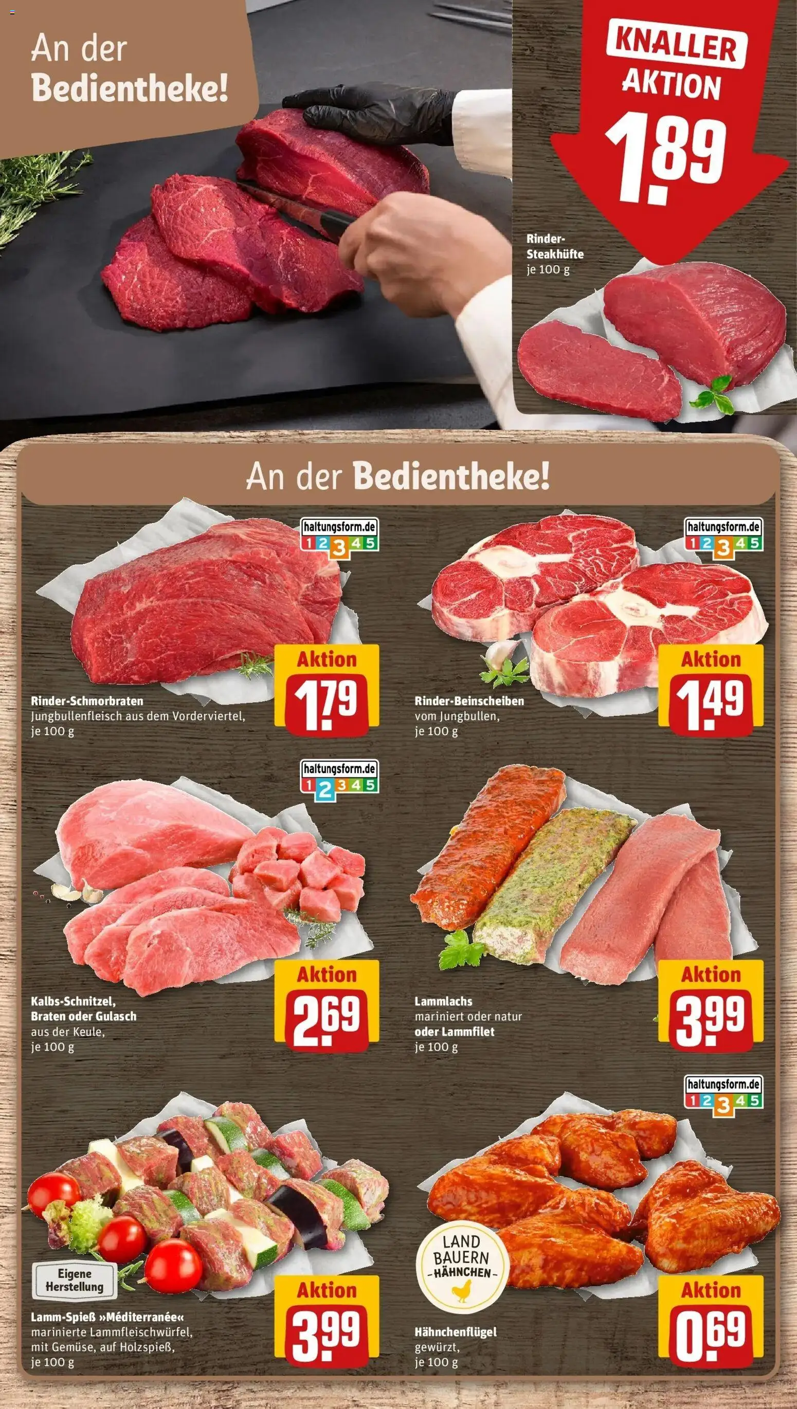 REWE Prospekt ab 17.08.2026 zum Blättern » Angebote | Seite: 10 | Produkte: Hahnchen, Gulasch