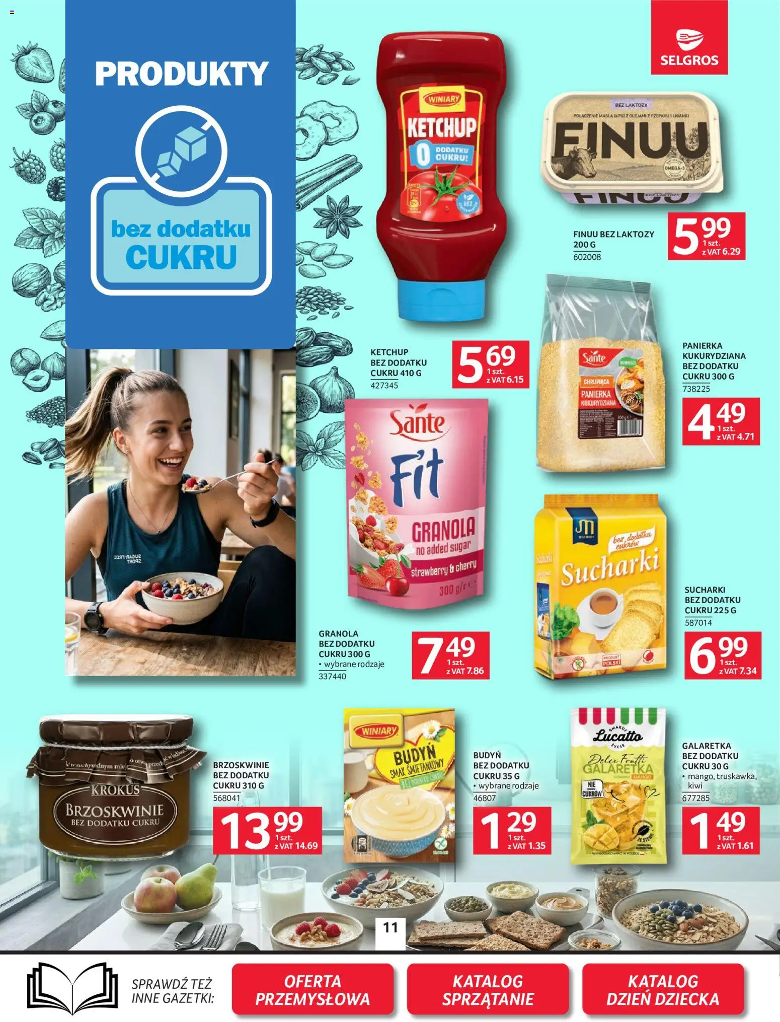 Selgros cash&carry gazetka od 21.05.2026 | Strona: 11 | Produkty: Bez laktozy, Ketchup, Brzoskwinie, Kiwi