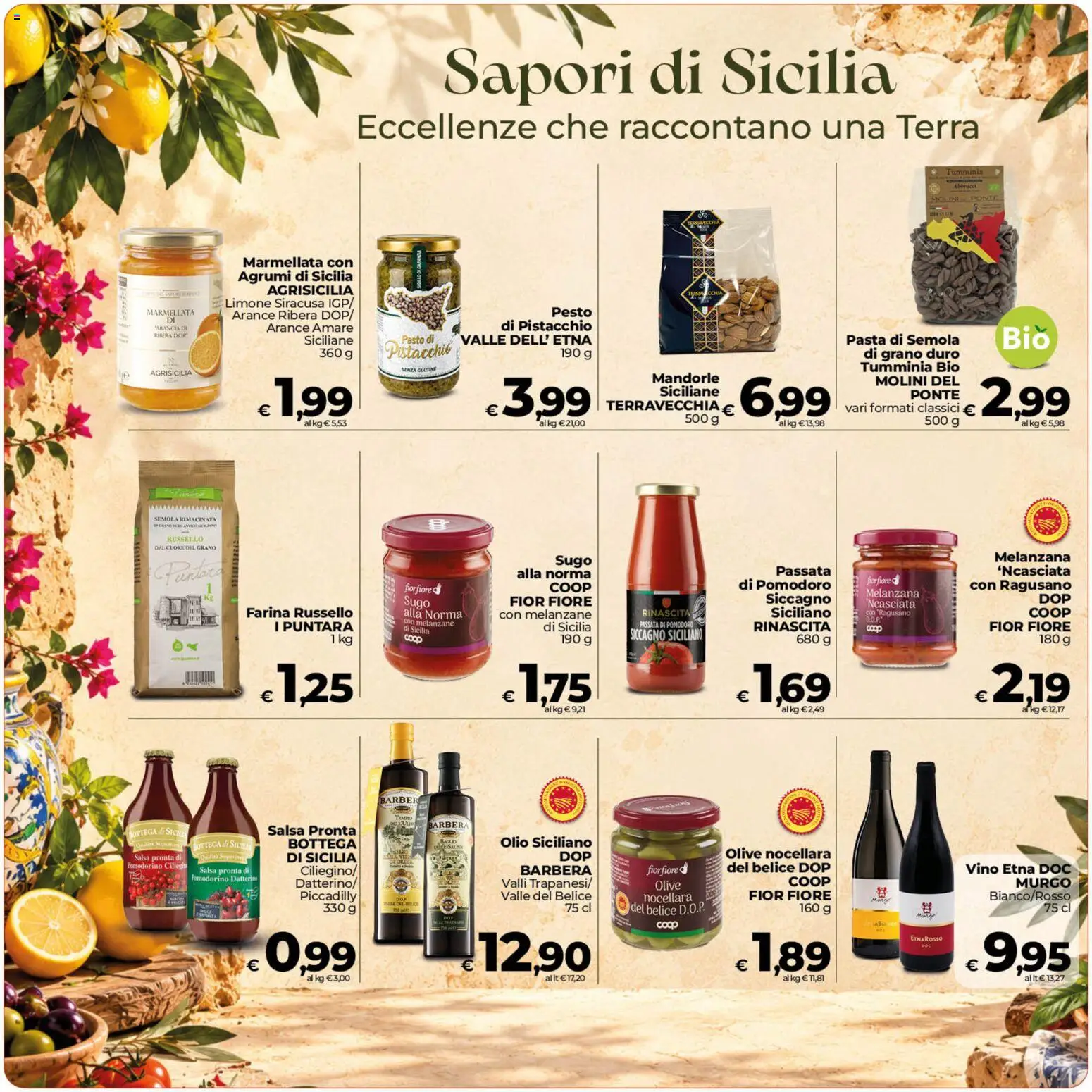 Volantino COOP del 23/10/2026 | Pagina: 10 | Prodotti: Pistacchio, Mandorle, Melanzane, Marmellata