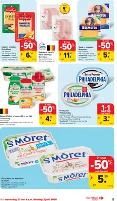 Carrefour folder Market - Voorbeeld van een folder van Carrefour, geldig van 27.05.2026 | Pagina: 9 | Producten: Kötél, Room, Jonge kaas, Boter