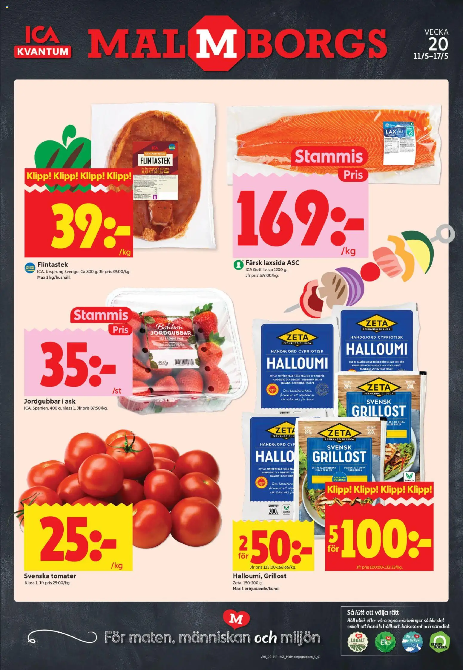 ICA Kvantum reklamblad aktuell från 11.05.2026 | Sida: 1