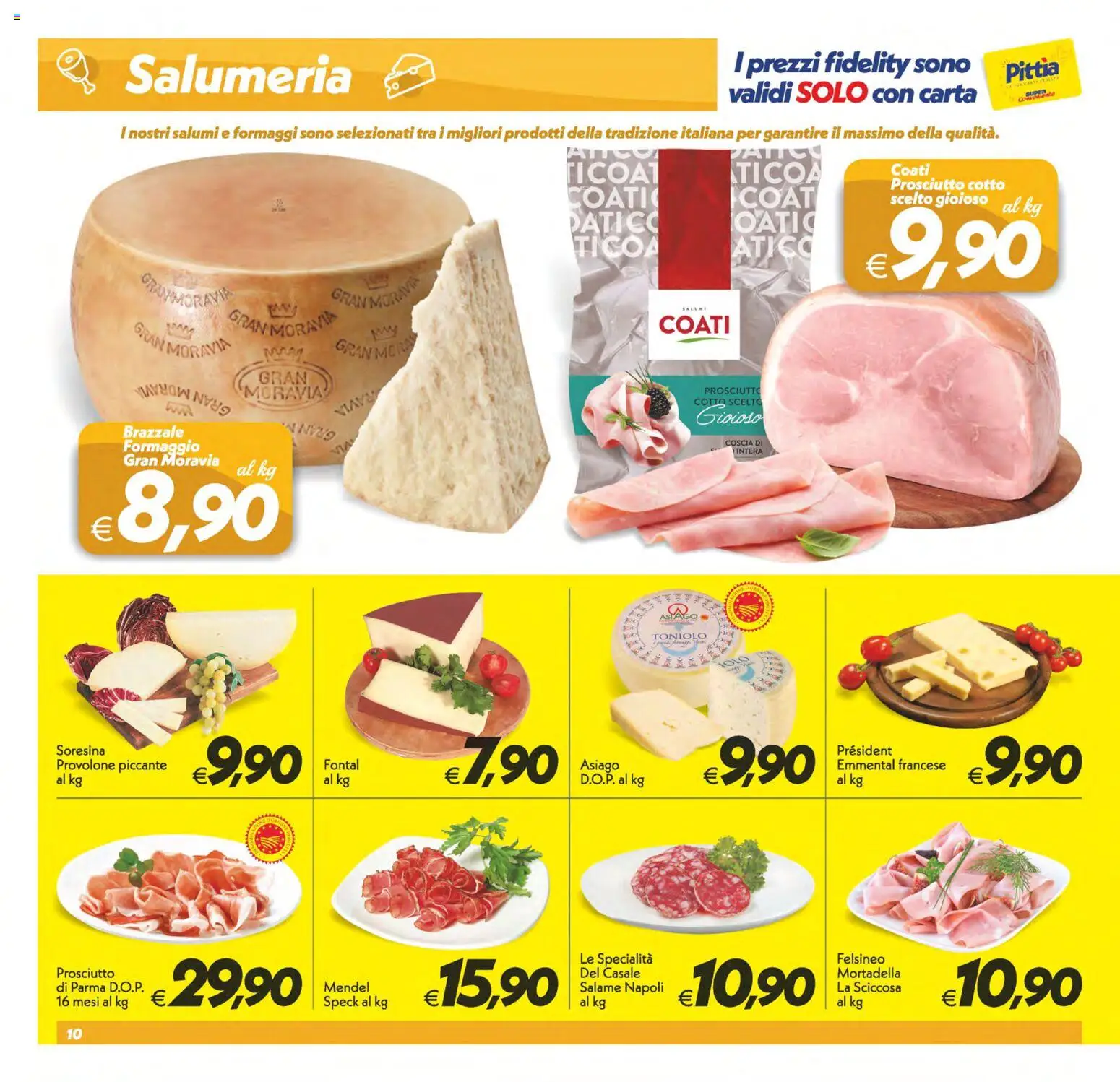 Volantino SuperConveniente del 13/10/2026 | Pagina: 10 | Prodotti: Speck, Prosciutto Cotto, Prosciutto, Mortadella