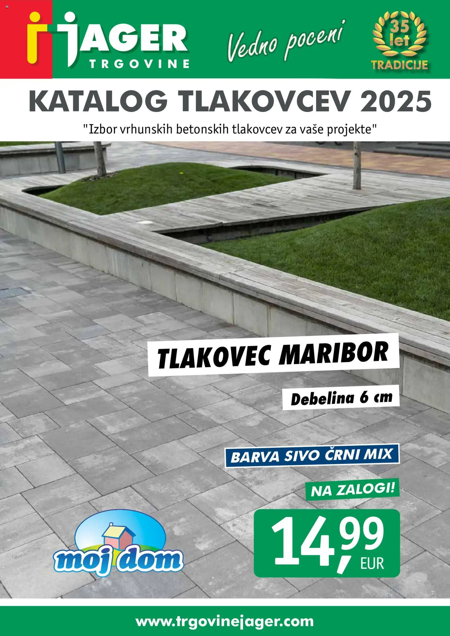 Novi Jager katalog ponudbe – veljaven od 21.08.2026 | Stran: 1 | Izdelki: Barva, Tlakovec