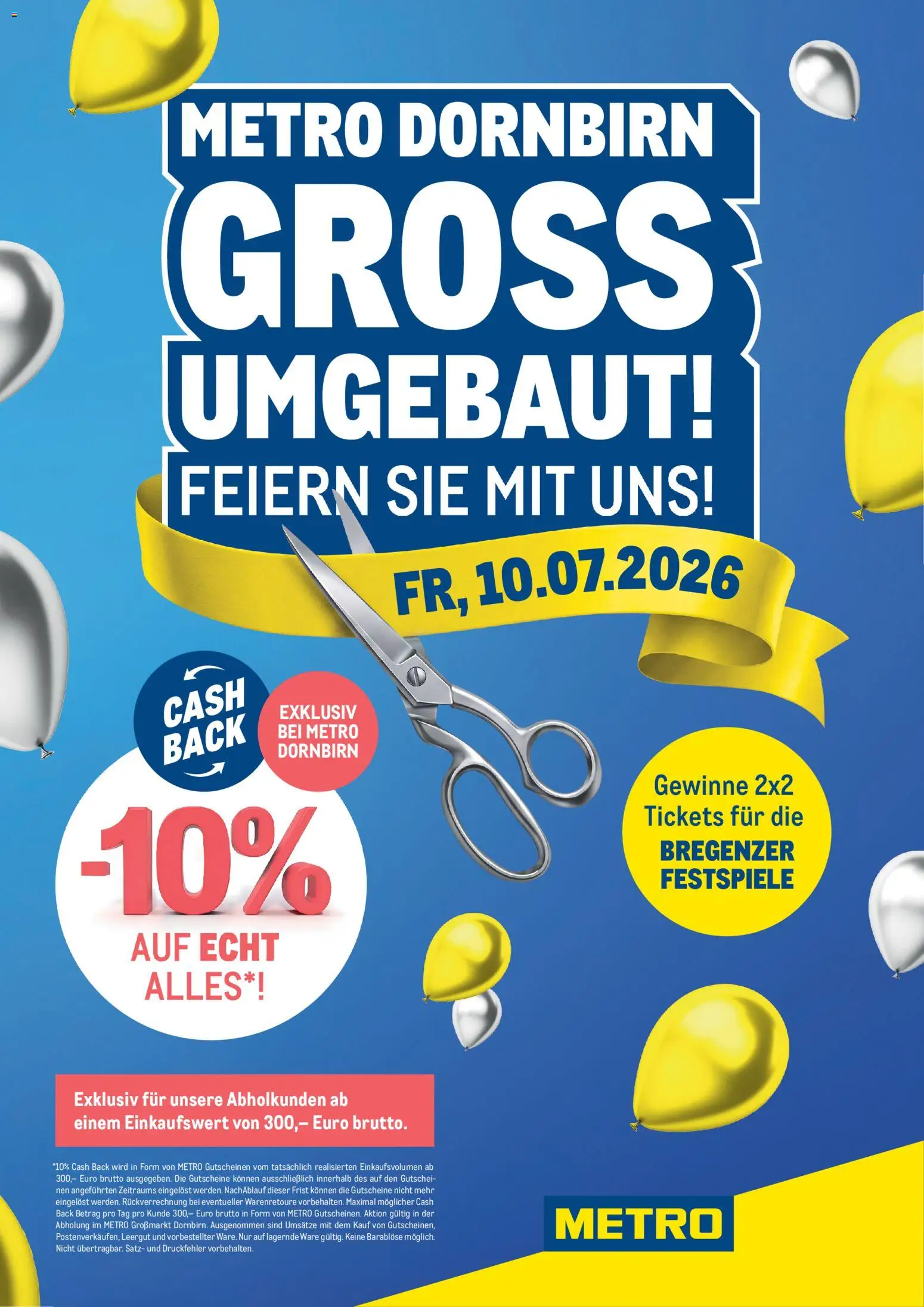 Metro angebote Dornbirn Groß Umgebaut gültig ab 10.07.2026 | Seite: 1