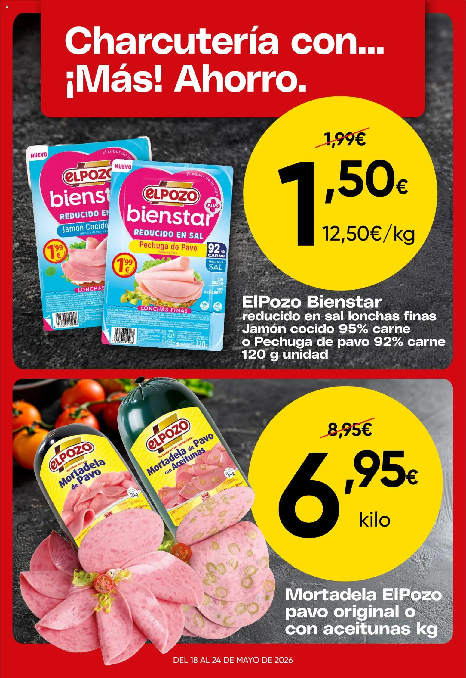 Froiz Oferta semanal │ válido desde el 18.05.2026 | Página: 3 | Productos: Jamón, Jamón cocido, Mortadela