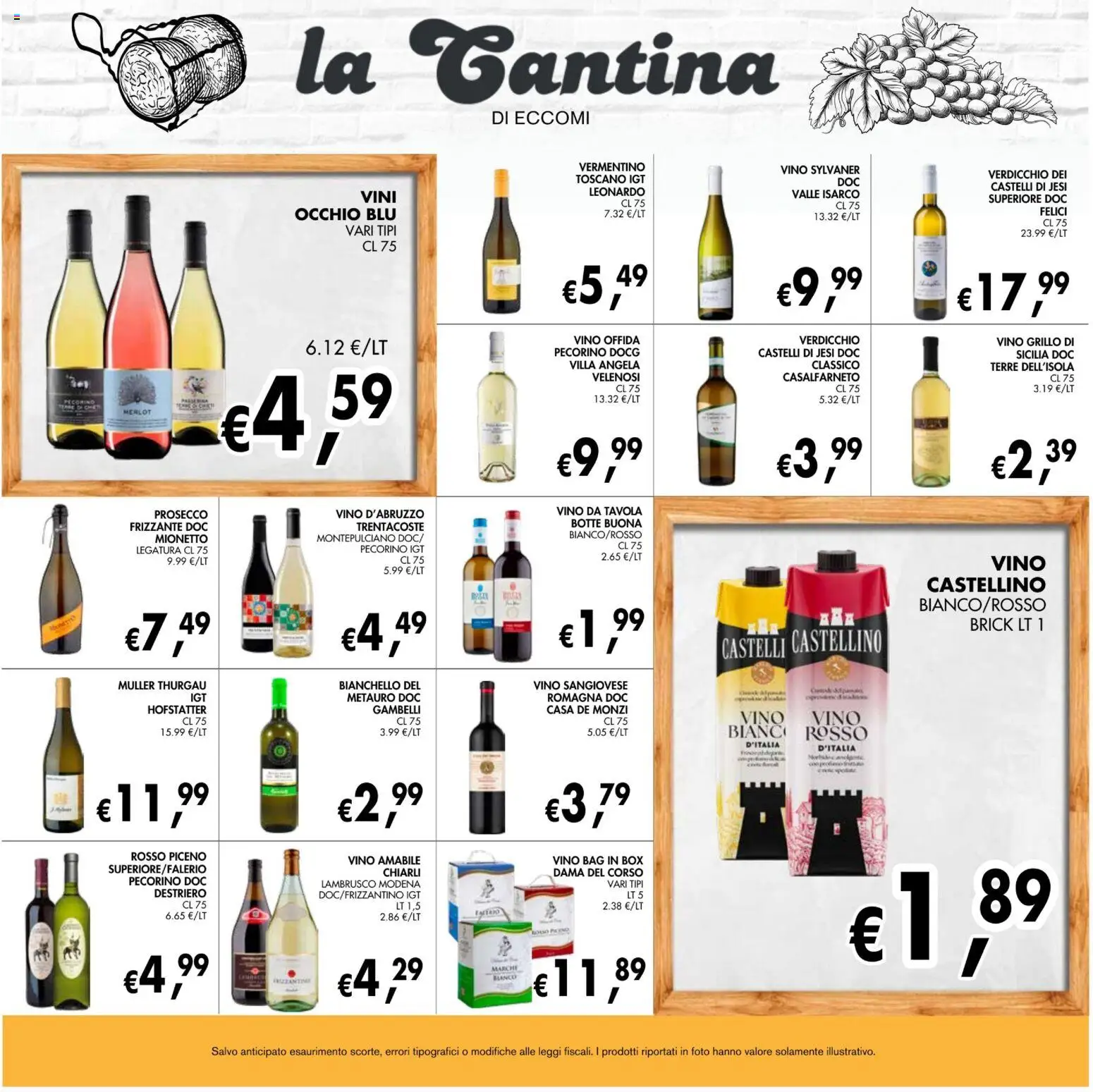 Volantino Coal del 02/07/2026 | Pagina: 21 | Prodotti: Prosecco, Vino, Pecorino