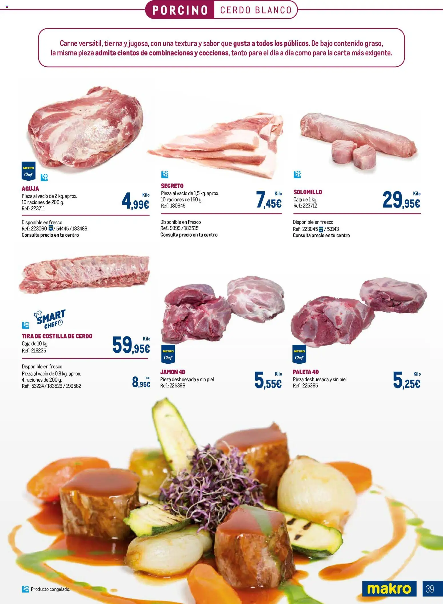 Makro Expertos en carnes Canarias │ válido desde el 01.06.2026 | Página: 39 | Productos: Jamón, Cerdo, Costilla de cerdo, Caja