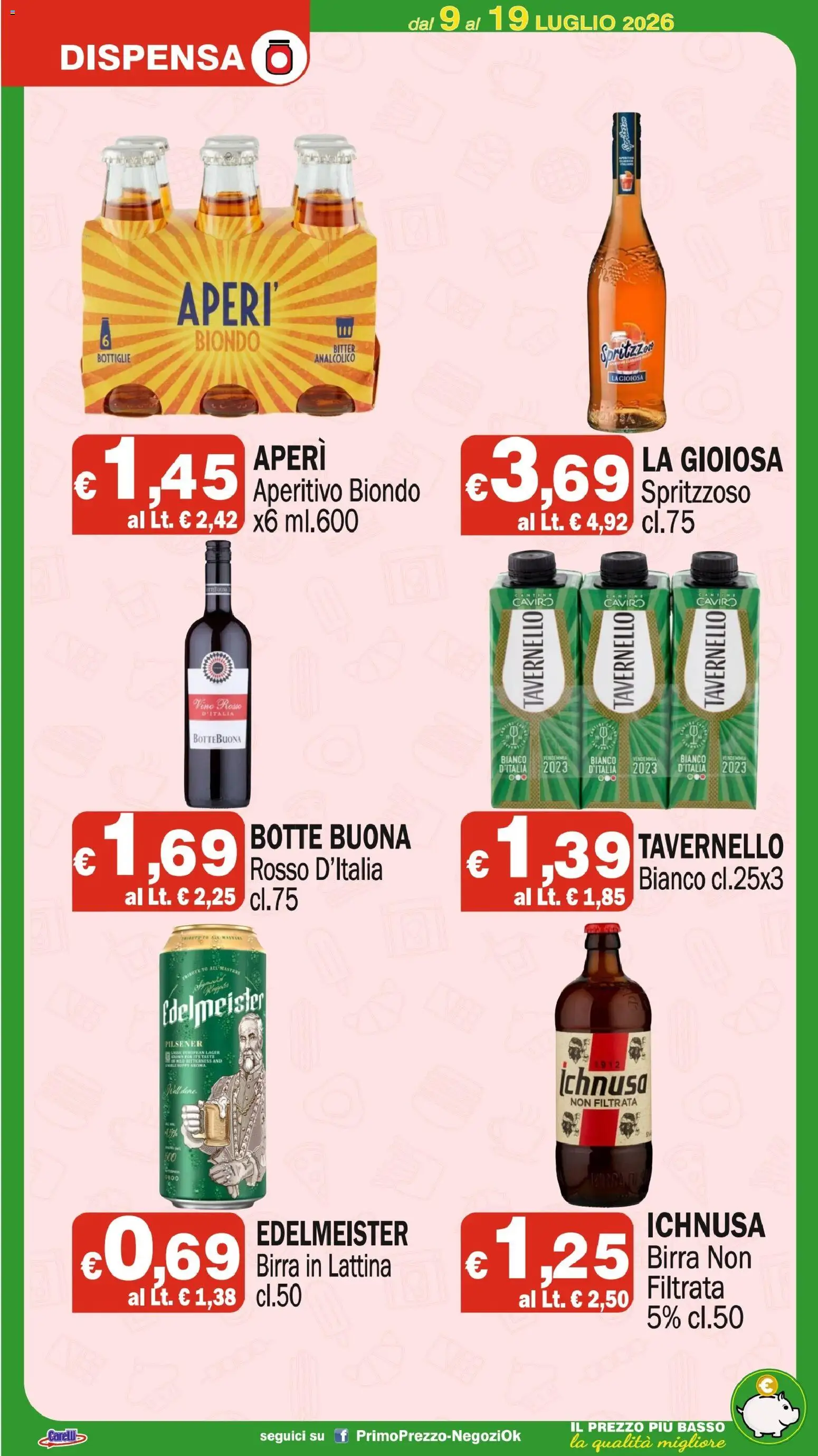 Volantino Primo Prezzo del 09/07/2026 | Pagina: 12