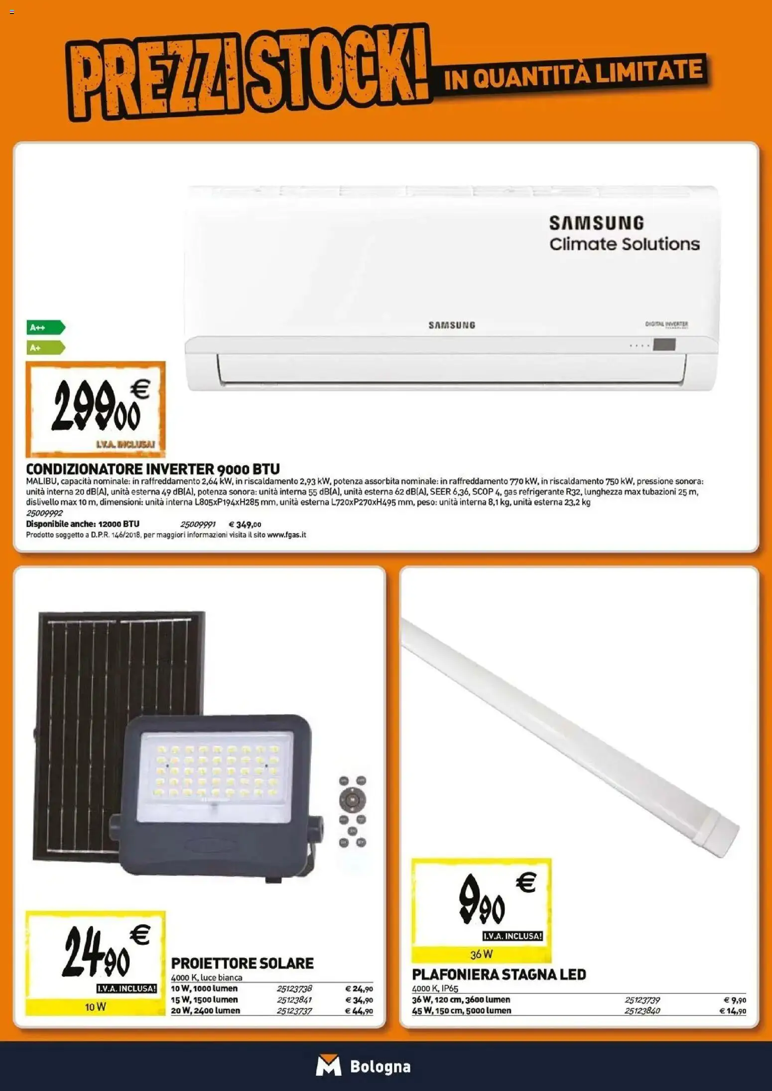 Volantino TECNOMAT del 26.03.2026 | Pagina: 12 | Prodotti: Condizionatore, Samsung