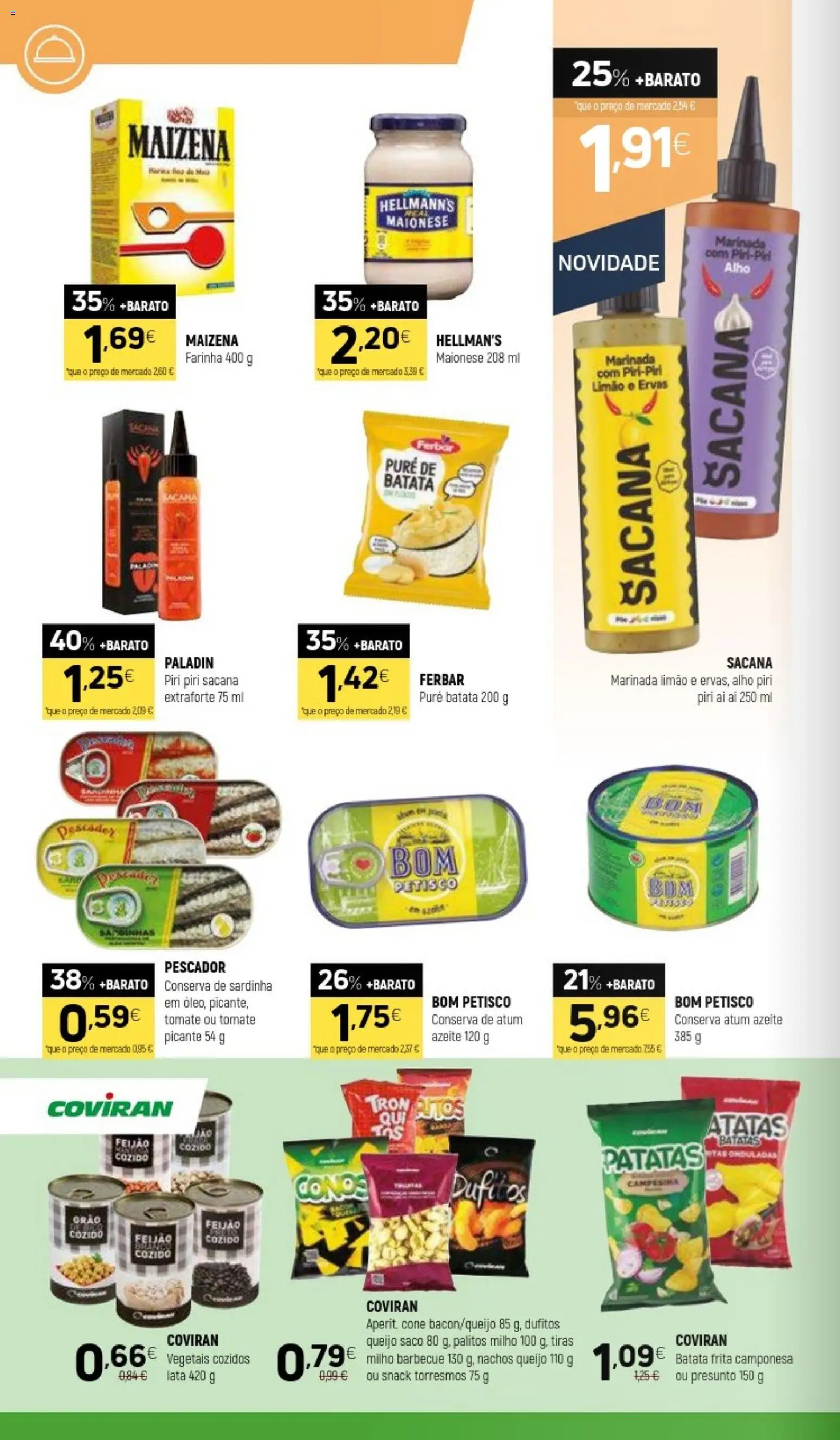Coviran folheto │ válido de 05.05.2026 | Página: 8 | Produtos: Azeite, Presunto, Maionese, Tomate