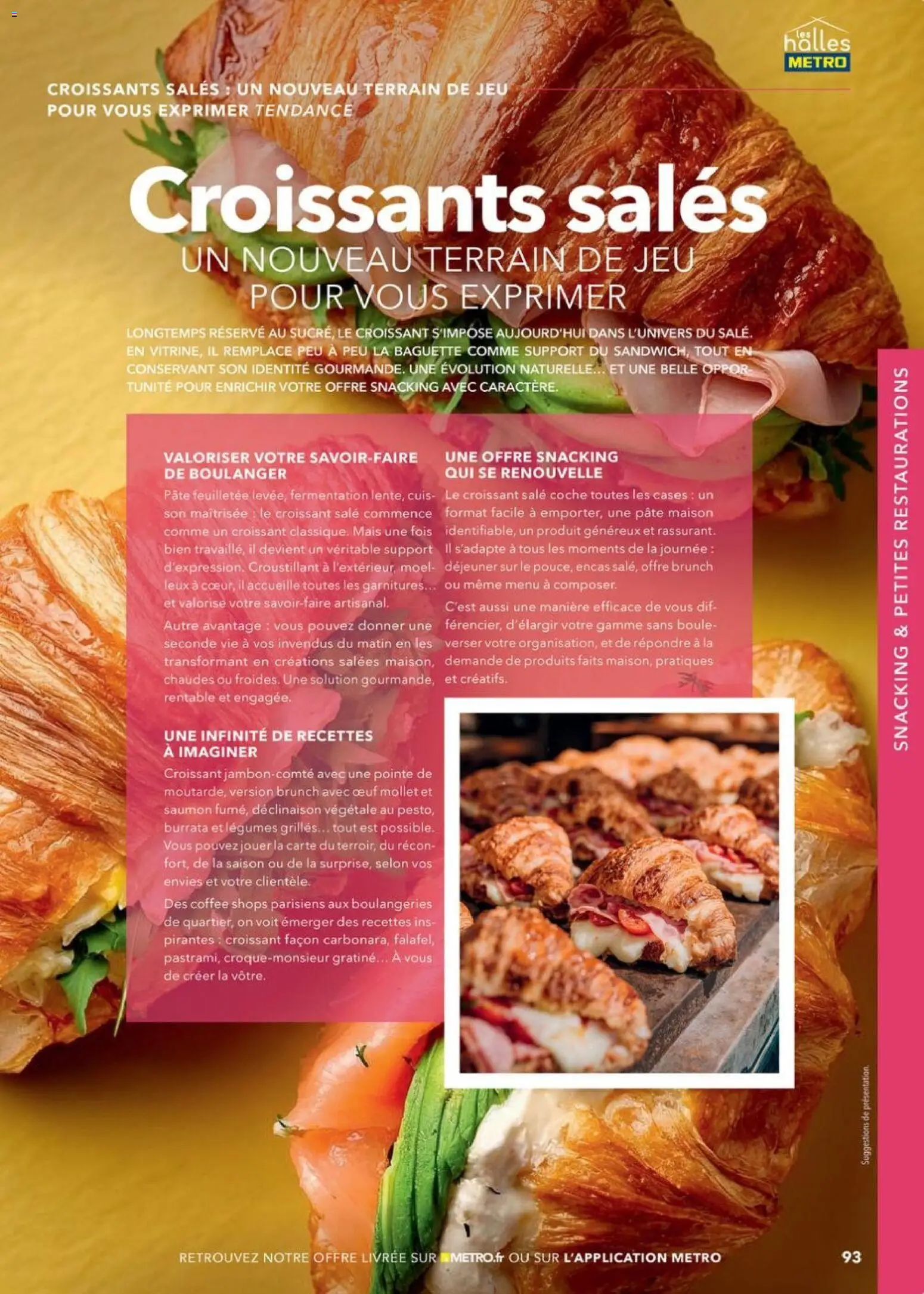 {H1} | Page: 93 | Produits: Mais, Pâte feuilletée, Burrata, Saumon