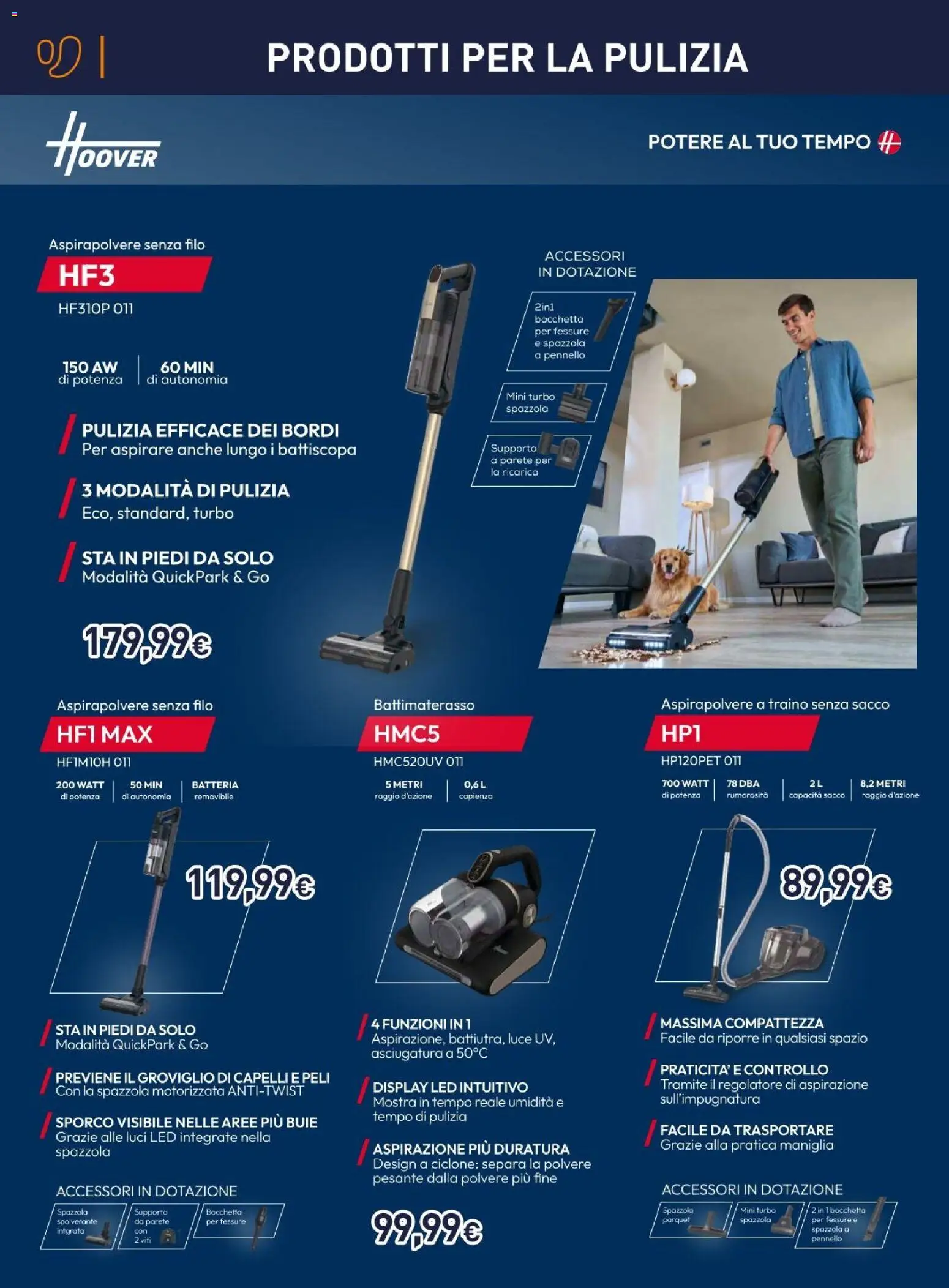 Nuovo Unieuro volantino Piccoli elettrodomestici dal 12/10/2026 > offerte anteprima 🛍️ | Pagina: 20 | Prodotti: Spazzola, Prodotti per la pulizia, Pennello, Batteria