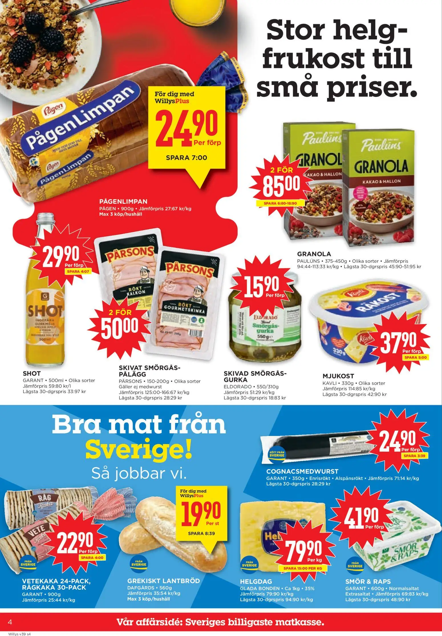 Willys reklamblad aktuell från 21/09/2026 | Sida: 4