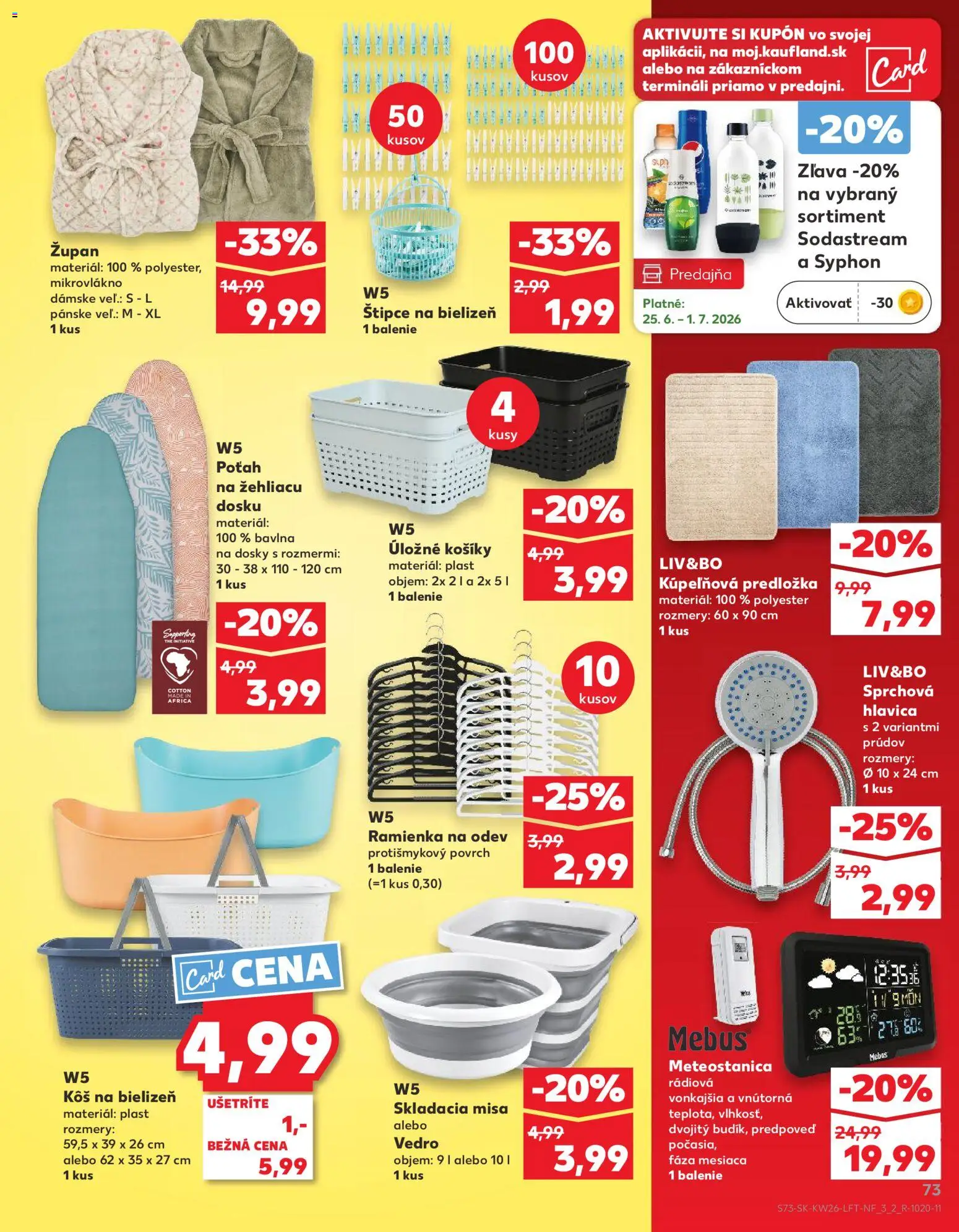 Nové Kaufland akcie – leták je platný od 25.06.2026 | Strana: 73