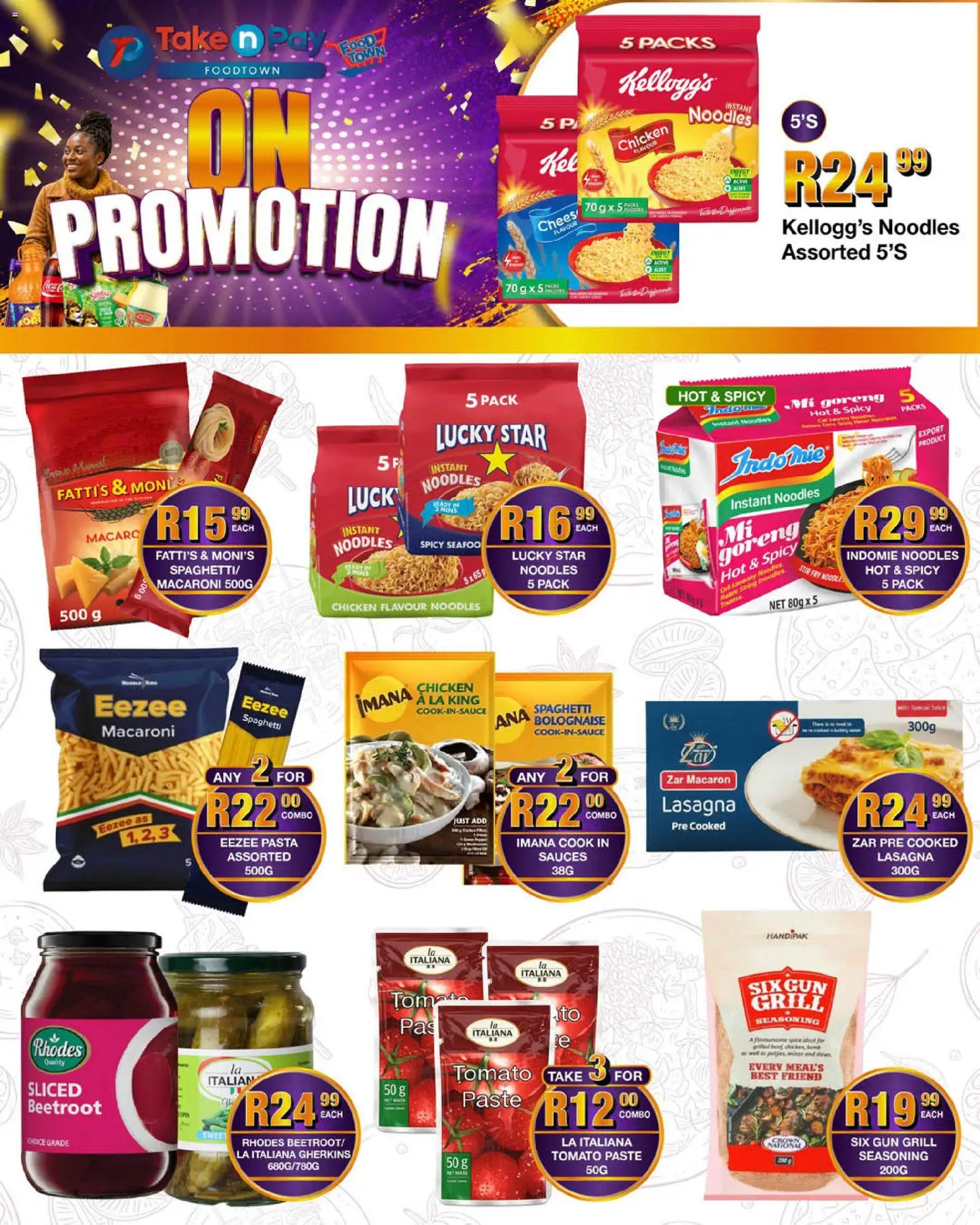 New Take n Pay catalogue – valid from 04.05.2026 | Page: 15 | Products: Chicken, Noodles, Pasta, Seasoning
