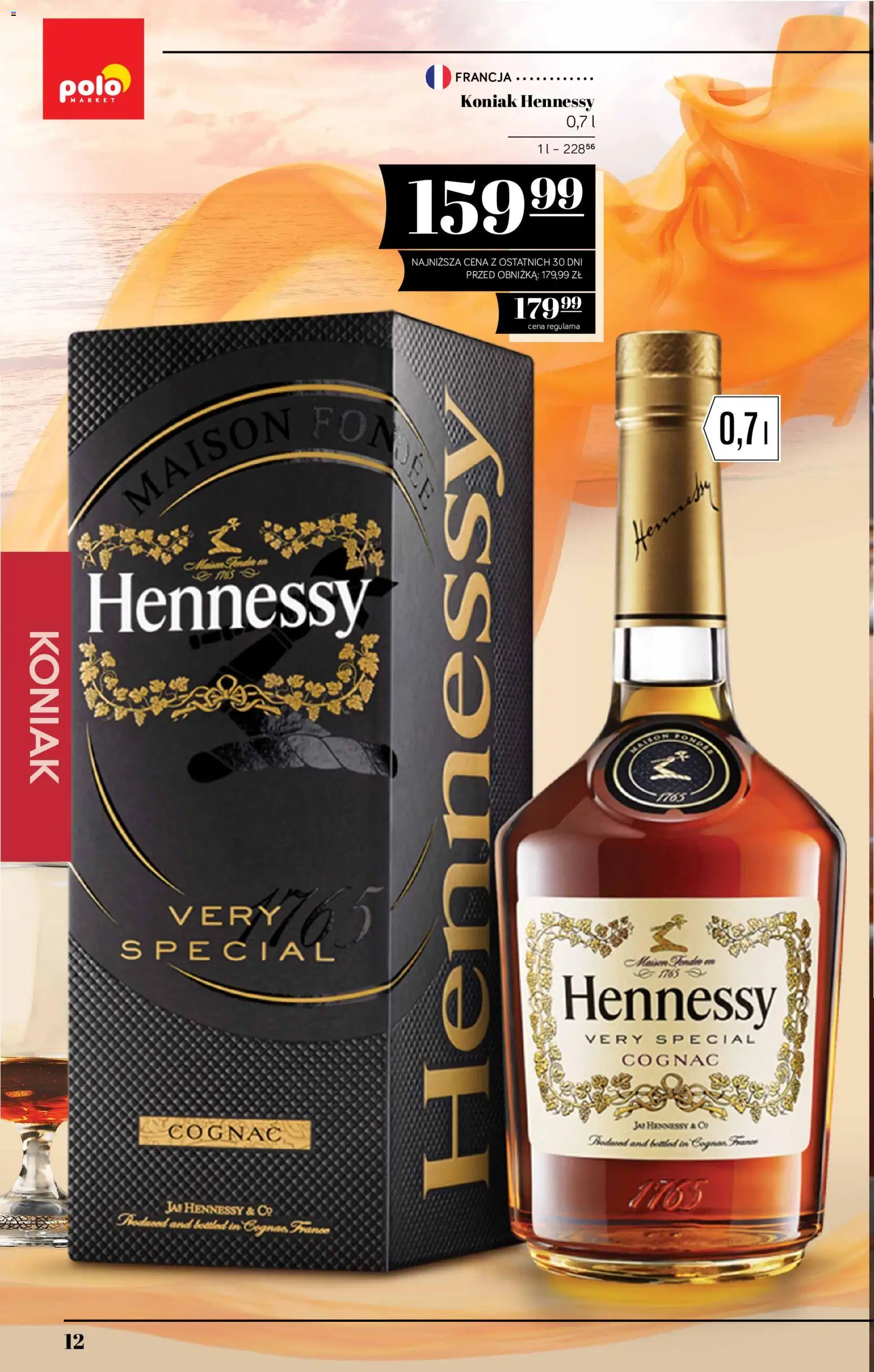 POLOmarket katalog - Alkoholi od 13.08.2026 | Strona: 12 | Produkty: Hennessy, Koniak