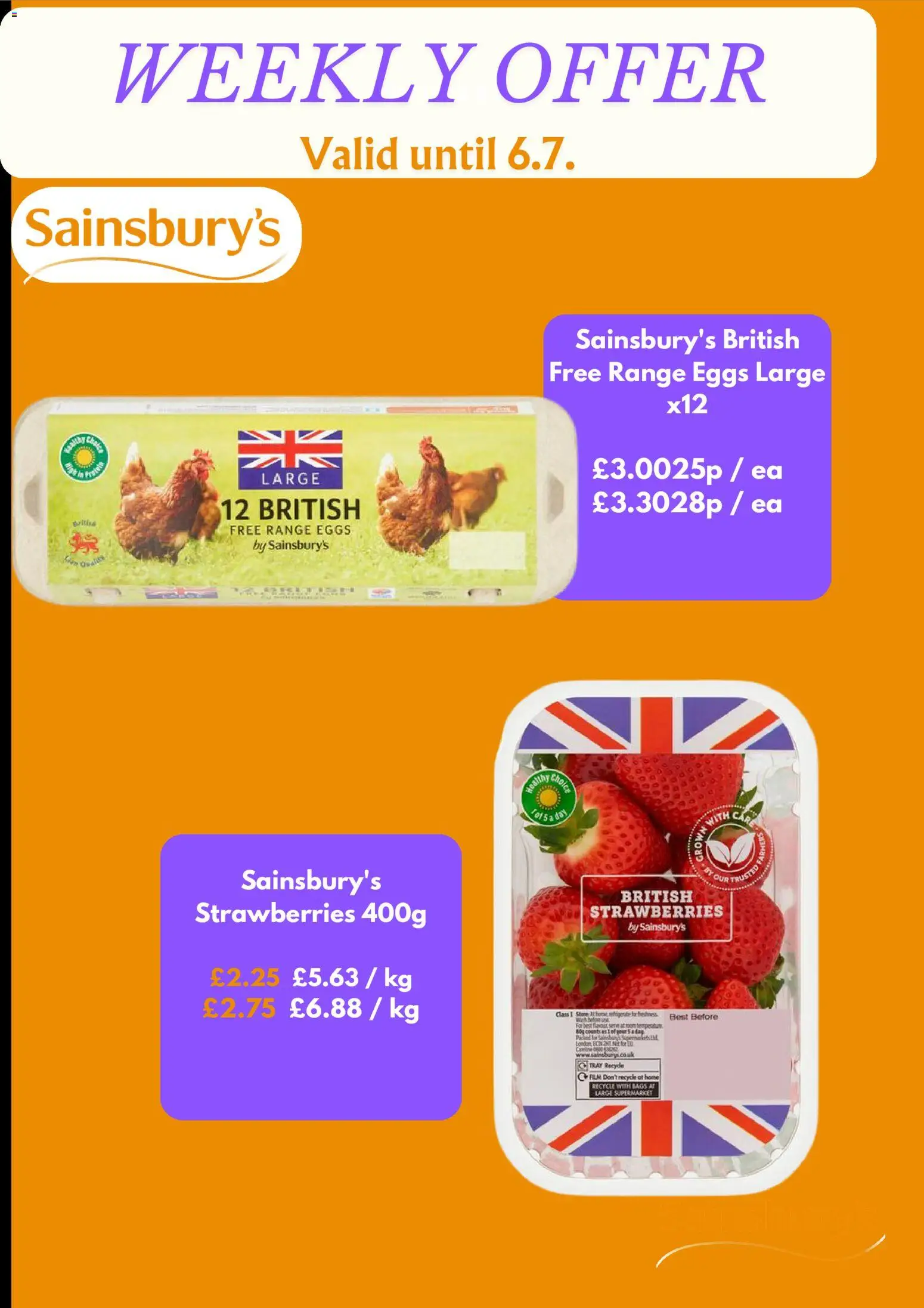 {H1} | Page: 4 | Products: Eggs, Strawberries