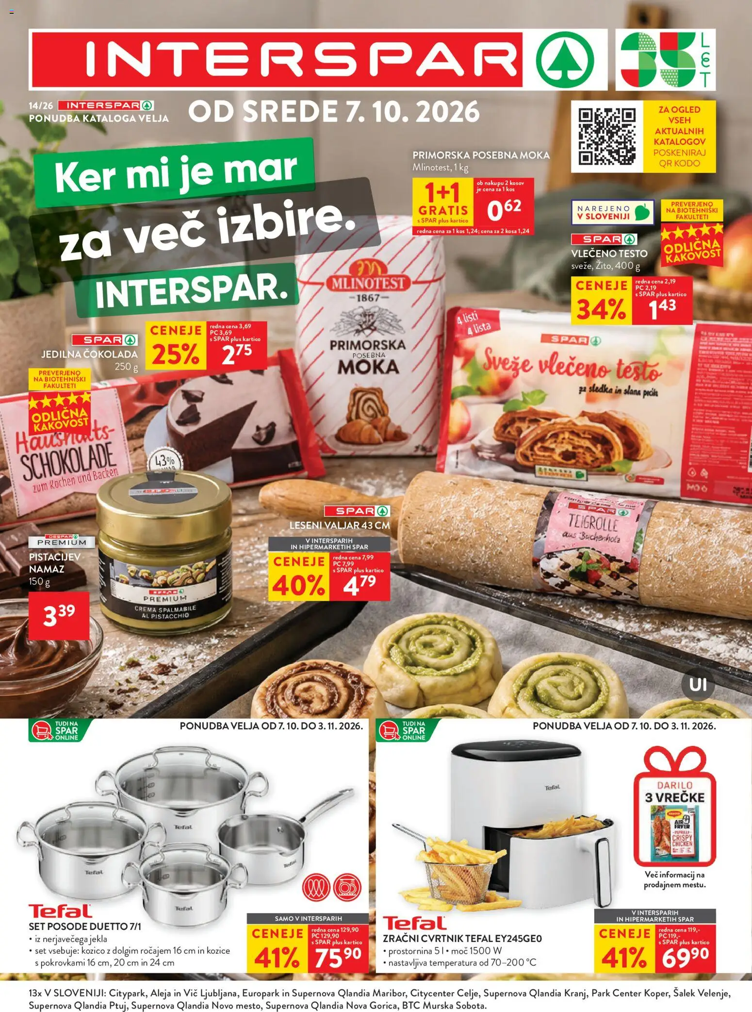 Novi Spar katalog ponudbe – veljaven od 07.10.2026 | Stran: 1