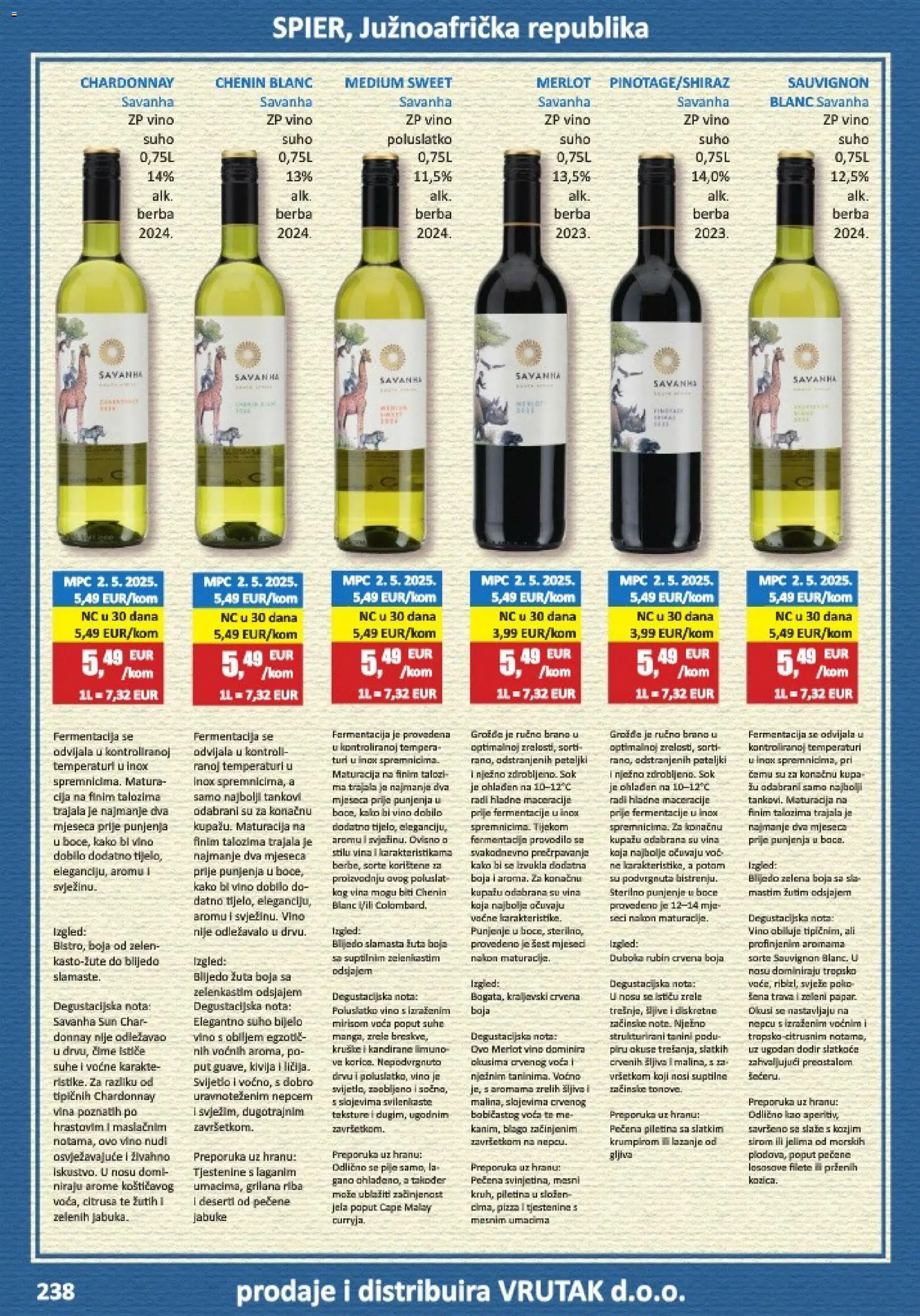 Vrutak katalog | vrijedi od 01.11.2025 | Stranica: 238 | Proizvodi: Aperitiv, Sok, Jabuke, Grožđe