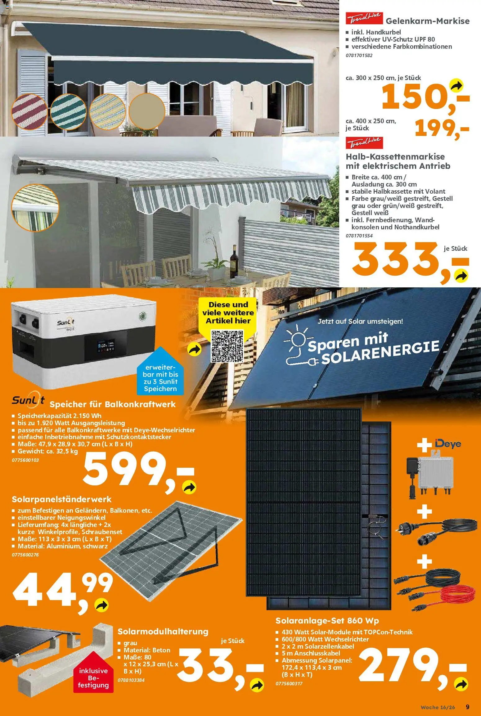 Globus Baumarkt Prospekt 	 – gültig ab 13.04.2026 | Seite: 9 | Produkte: Gewicht