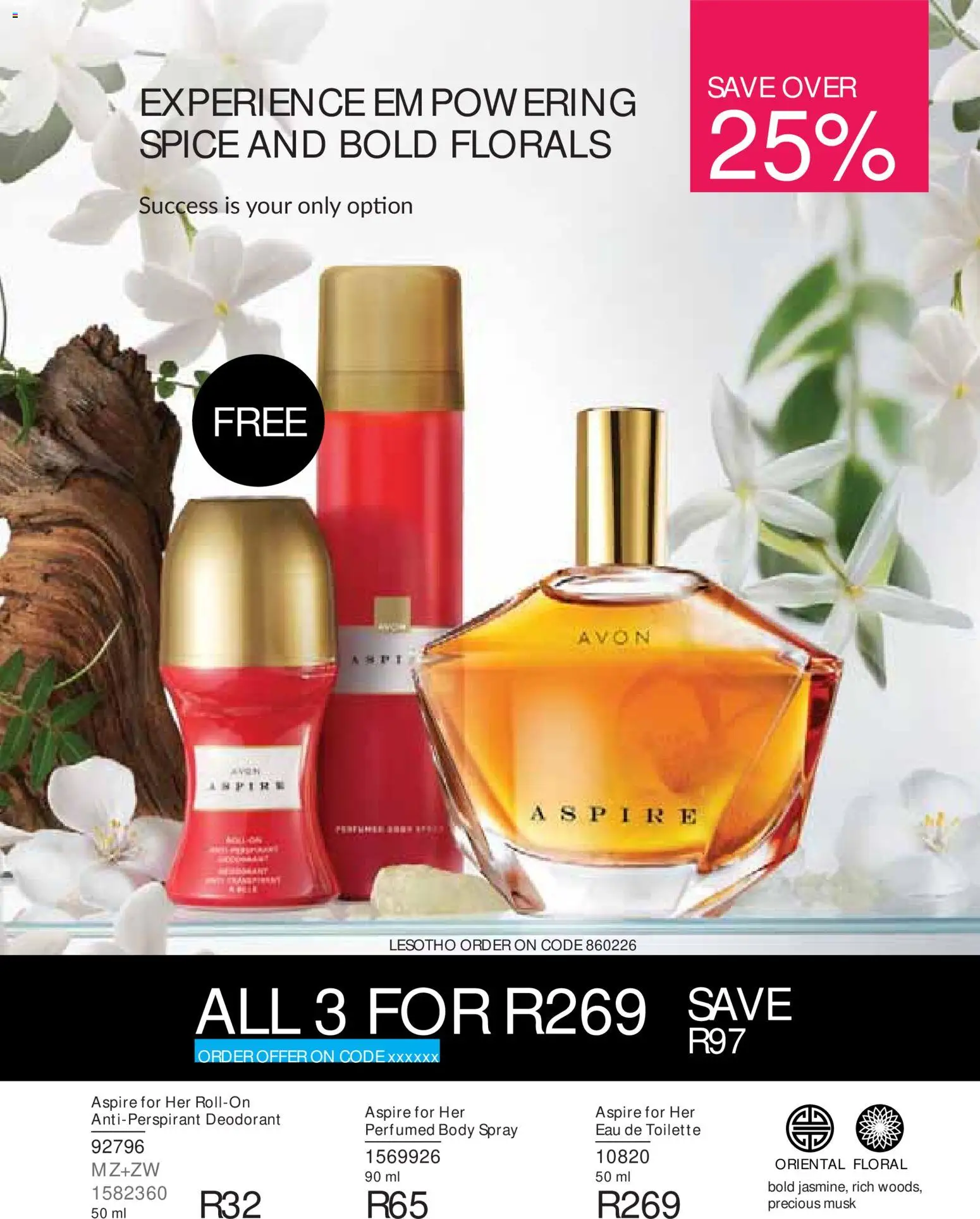 New Avon catalogue – valid from 01/10/2026 | Page: 67 | Products: Body spray, Eau de toilette, Deodorant, Antiperspirant