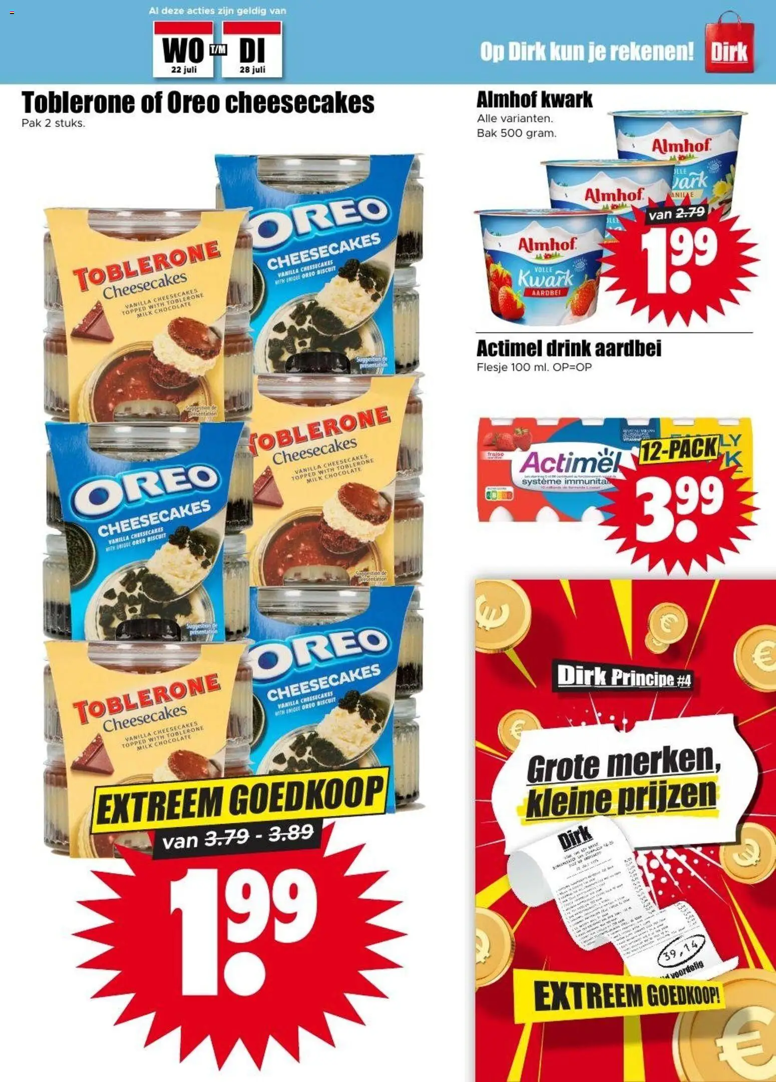 {H1} | Pagina: 9 | Producten: Kwark, Oreo, Aardbei