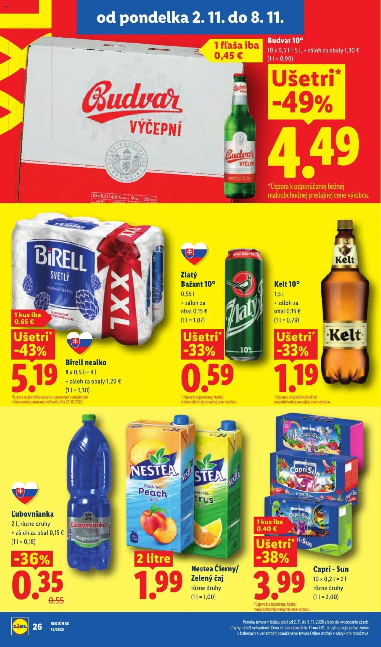 Nové Lidl akcie – leták je platný od 02.11.2026 | Strana: 42