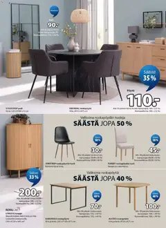 JYSK-mainoslehti voimassa 23.04.2026 alkaen | Sivu: 8 | Tuotteet: Kangas, Pöytä, Tuoli, Peili