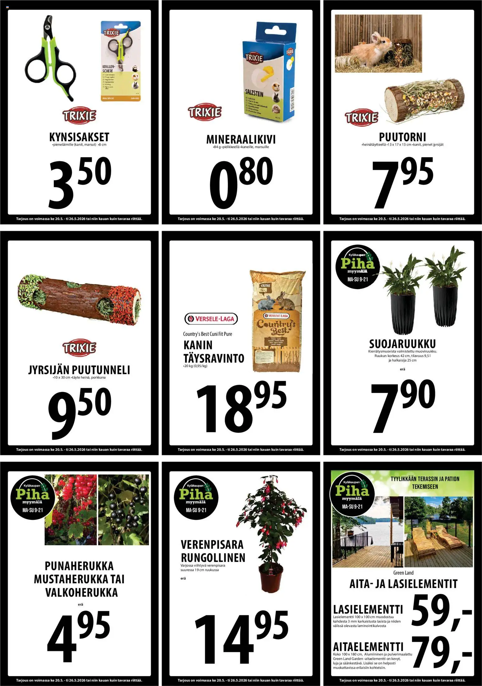 Tuuri tarjoukset – voimassa 20.05.2026 alkaen | Sivu: 26 | Tuotteet: Porkkana, Kynsisakset