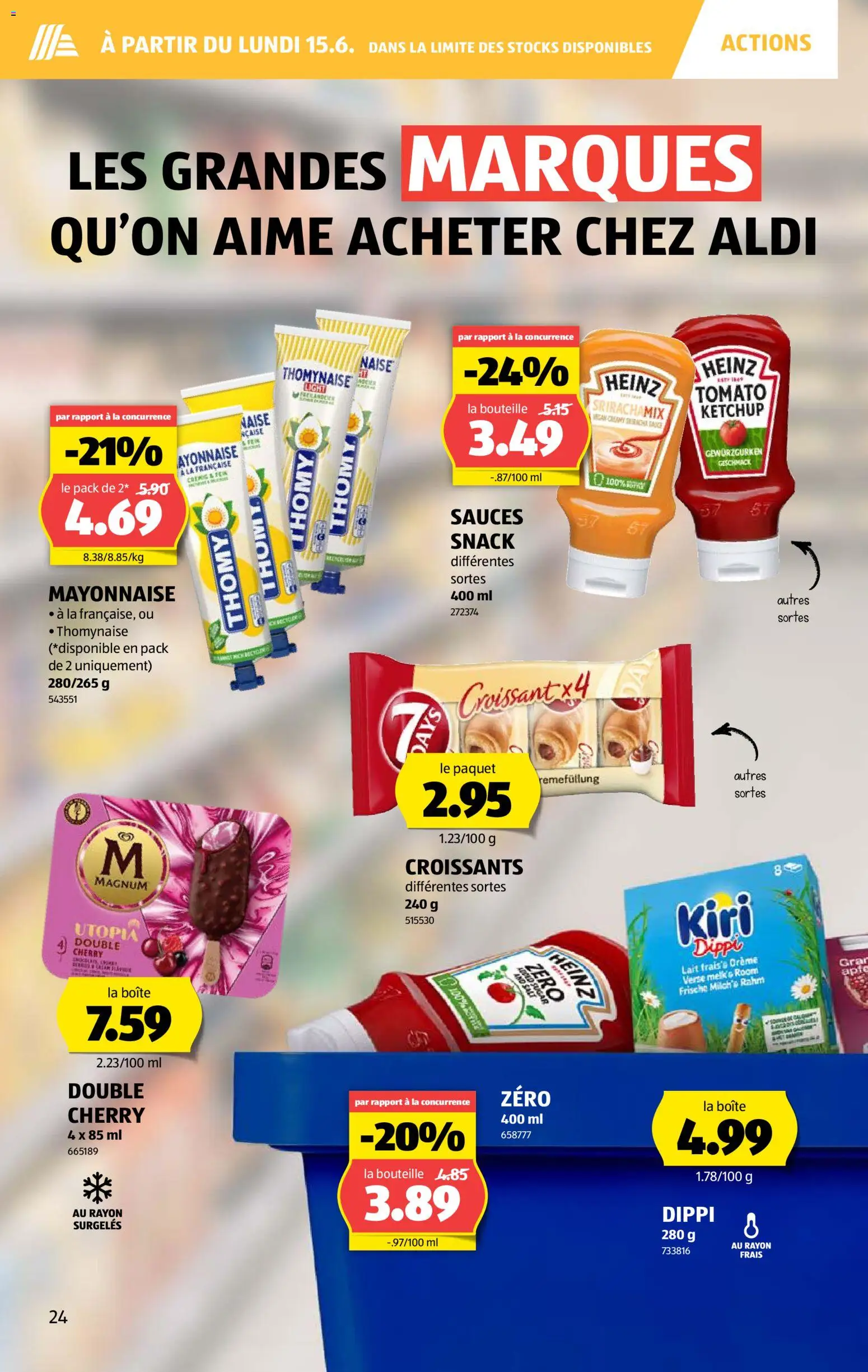 Aldi aktionen FR – gültig ab 11.06.2026 | Seite: 28 | Produkte: En Kommode, Ketchup, Mayonnaise
