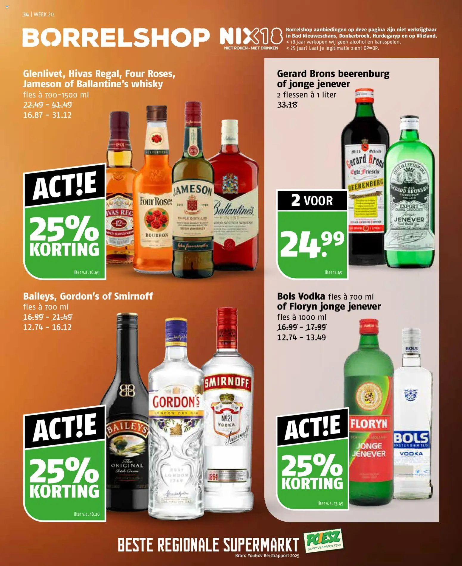 {H1} | Pagina: 34 | Producten: Bourbon, Gin, Fles, Alcohol