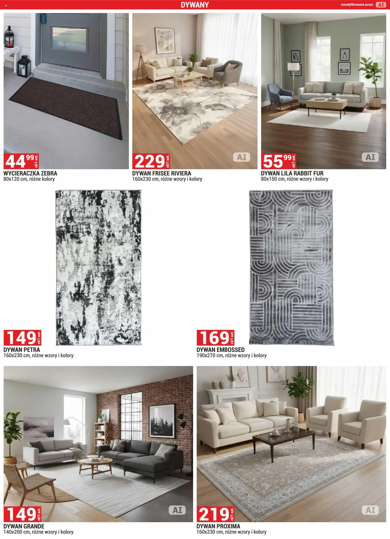 Merkury Market gazetka od 01.10.2026 | Strona: 64 | Produkty: Dywan, Wycieraczka, Dywany