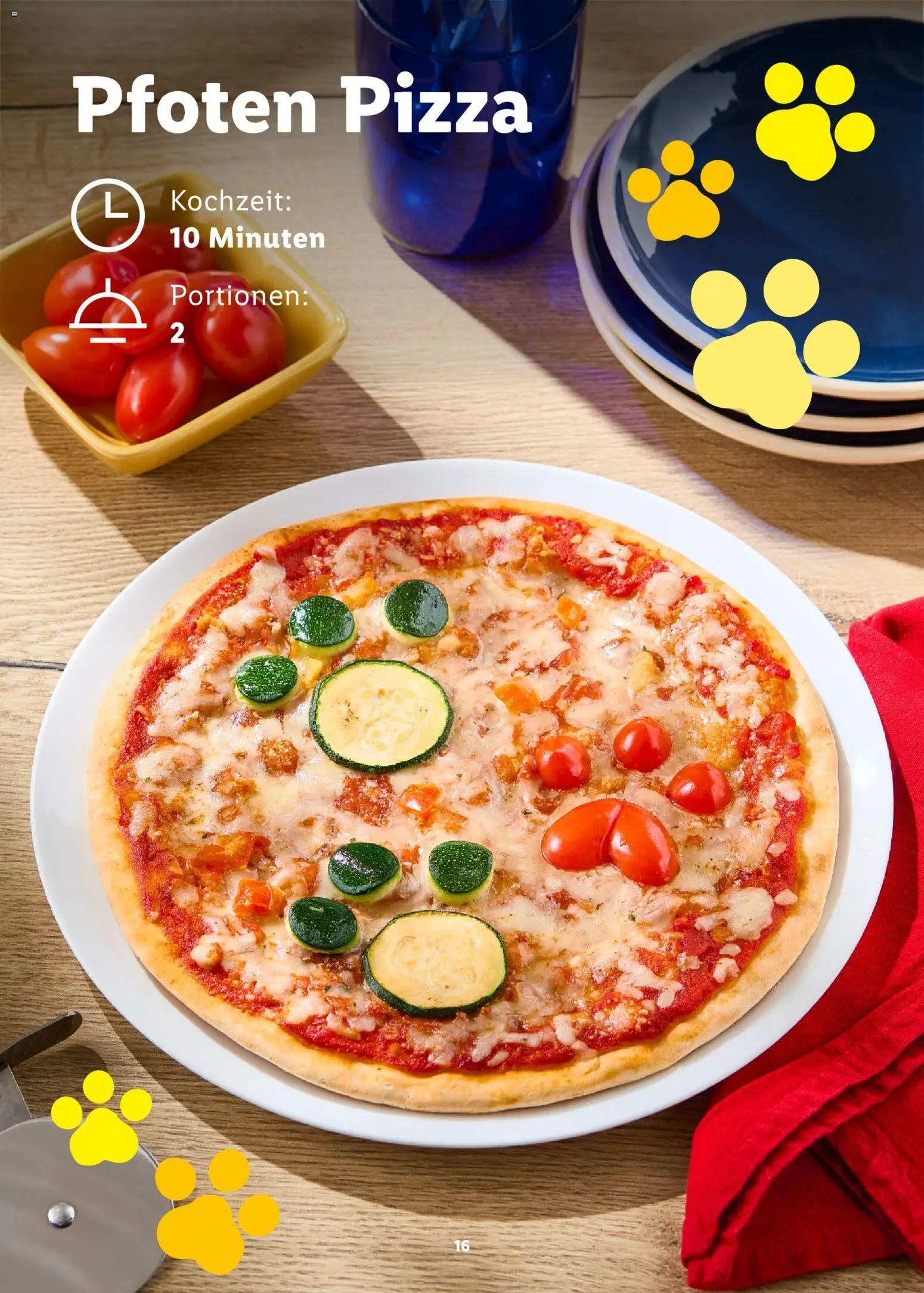 Lidl Německo leták - Paw Patrol od 20.07.2026 | Strana: 16 | Produkty: Pizza