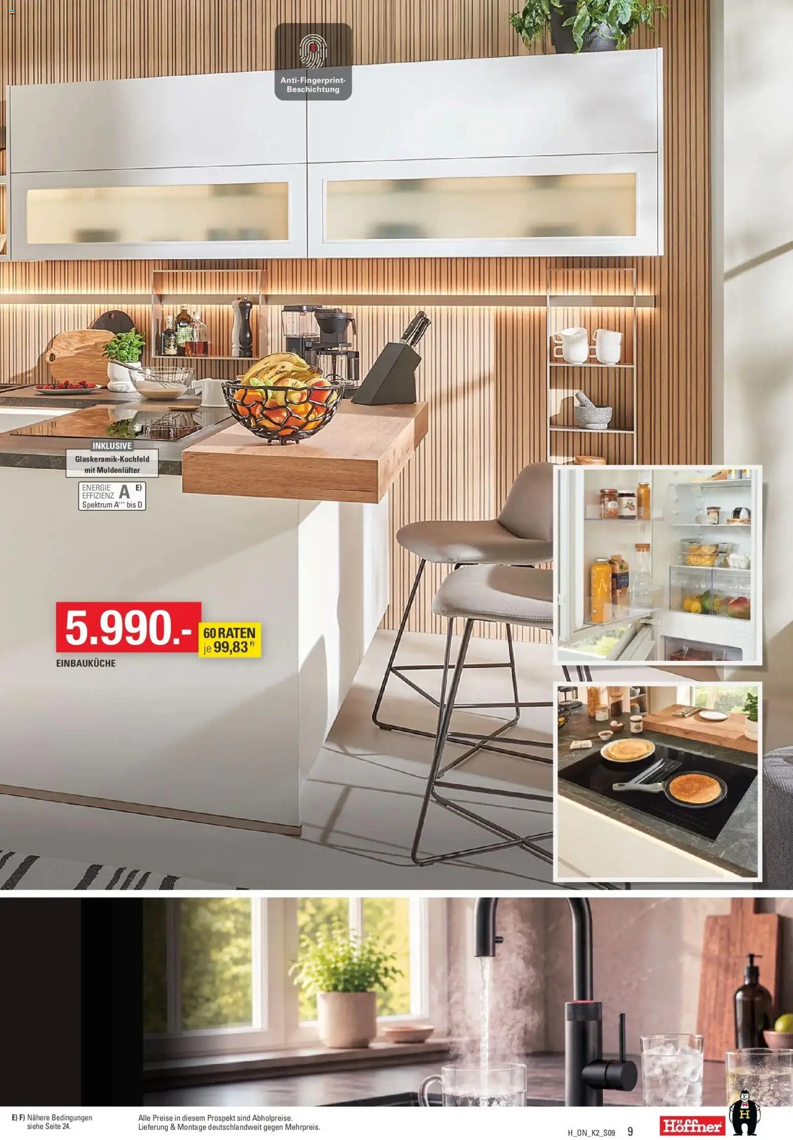 Höffner Prospekt Barsbüttel (ab 23.09.2026) zum Blättern | Seite: 9 | Produkte: Einbauküche