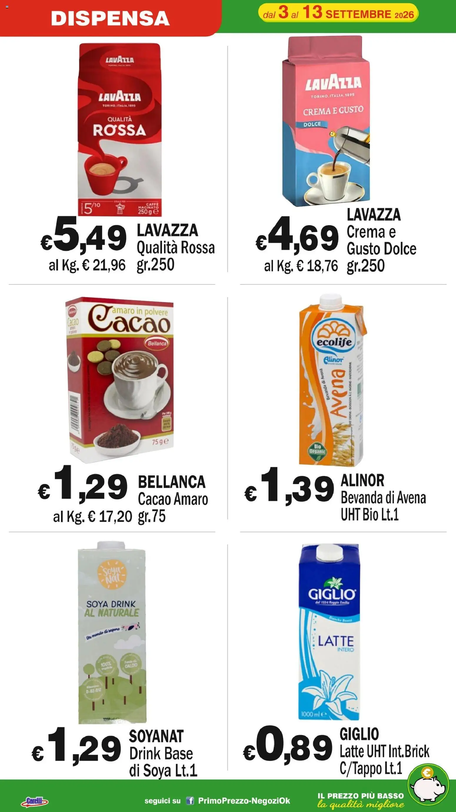 Volantino Primo Prezzo del 03/09/2026 | Pagina: 5