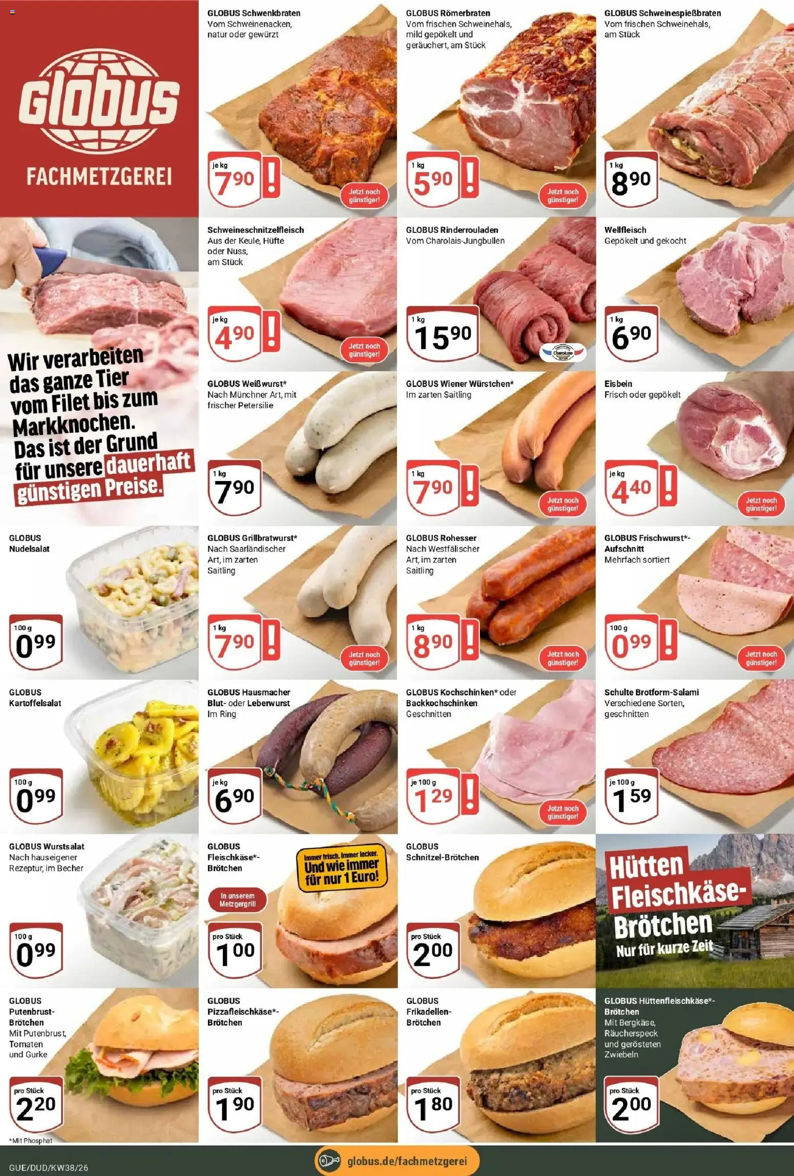 Globus Prospekt Saarbrücken-Dudweiler (ab 14.09.2026) » Angebote online | Seite: 10 | Produkte: Rinderrouladen, Putenbrust, Zwiebeln, Petersilie