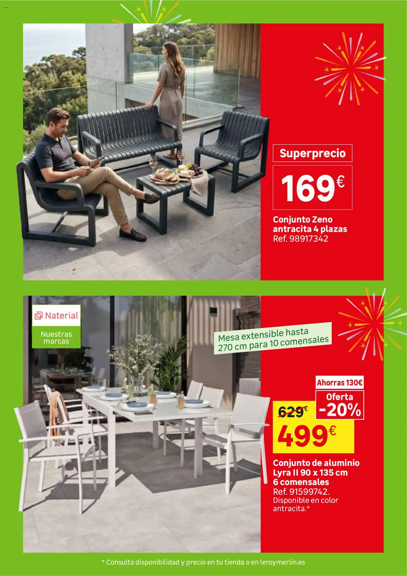 Leroy Merlin catálogo │ válido desde el 23/06/2026 | Página: 10 | Productos: Mesa extensible, Mesa