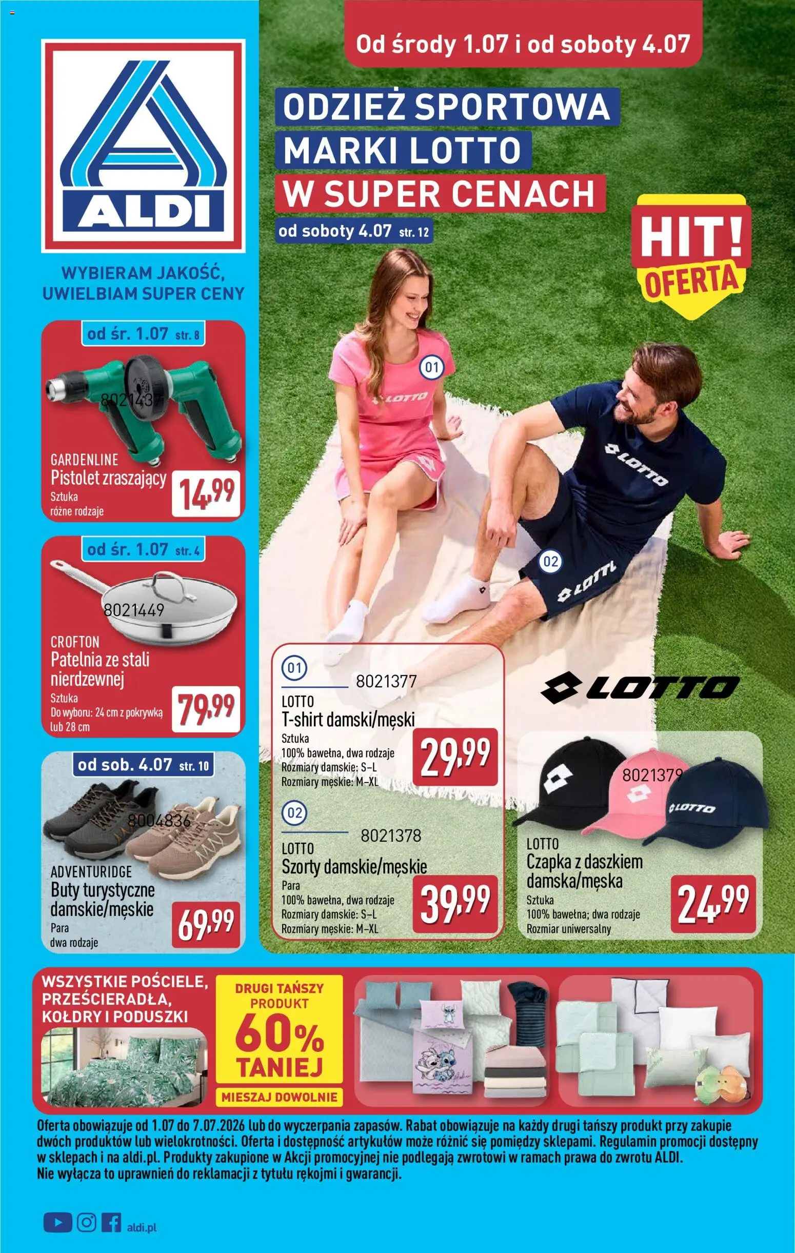 Aldi Polsko leták - Ostatnie sztuki w wybranych sklepach od 01.07.2026 | Strana: 1