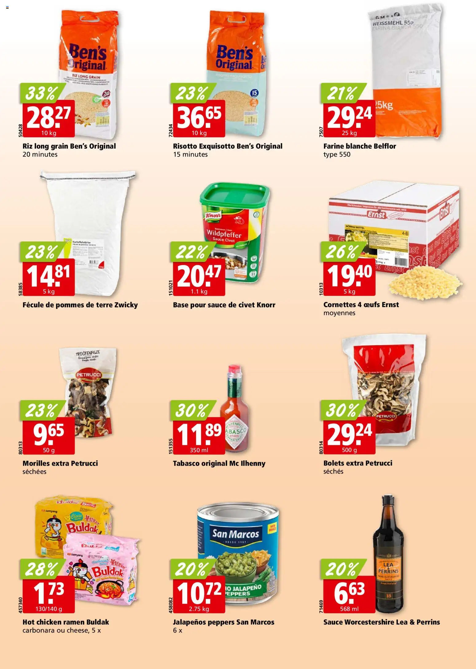 Aligro aktionen Chavannes, Matran, Genève, Sion – gültig ab 17.08.2026 | Seite: 22 | Produkte: Kartoffelstärke