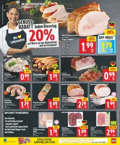 Edeka Prospekt Berlin ab 31.08.2026 gültig | Seite: 8 | Produkte: Krustenbraten, Wurst, Schinken, Schweinefleisch